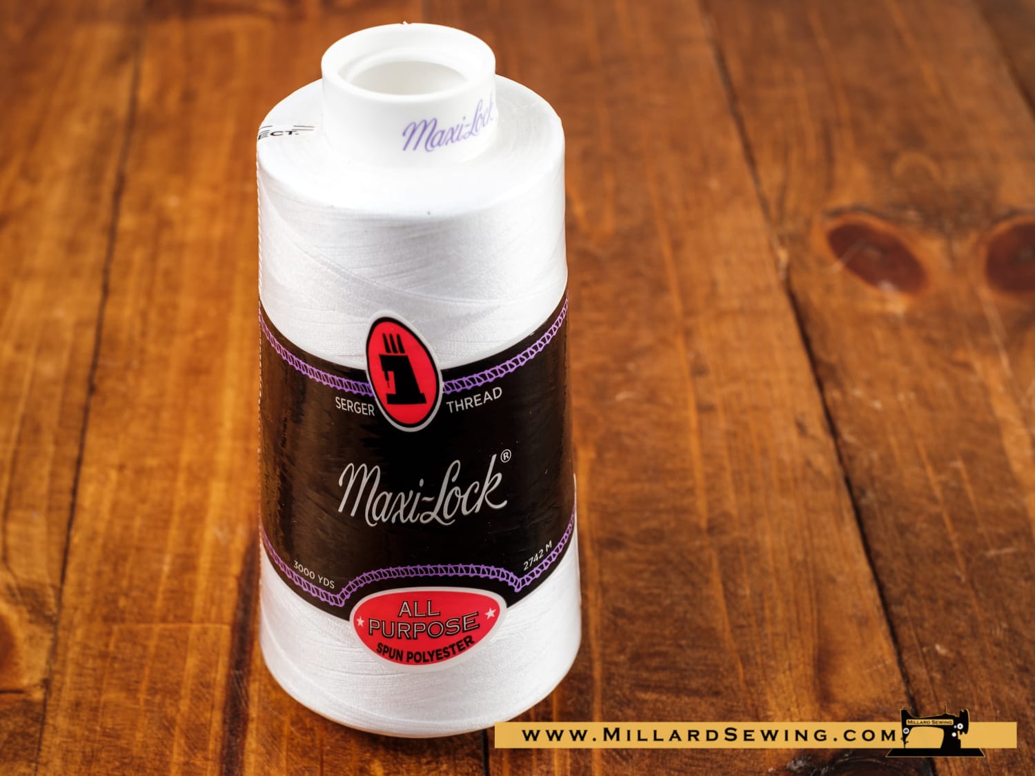 Maxi Lock Thread 3000yd in White