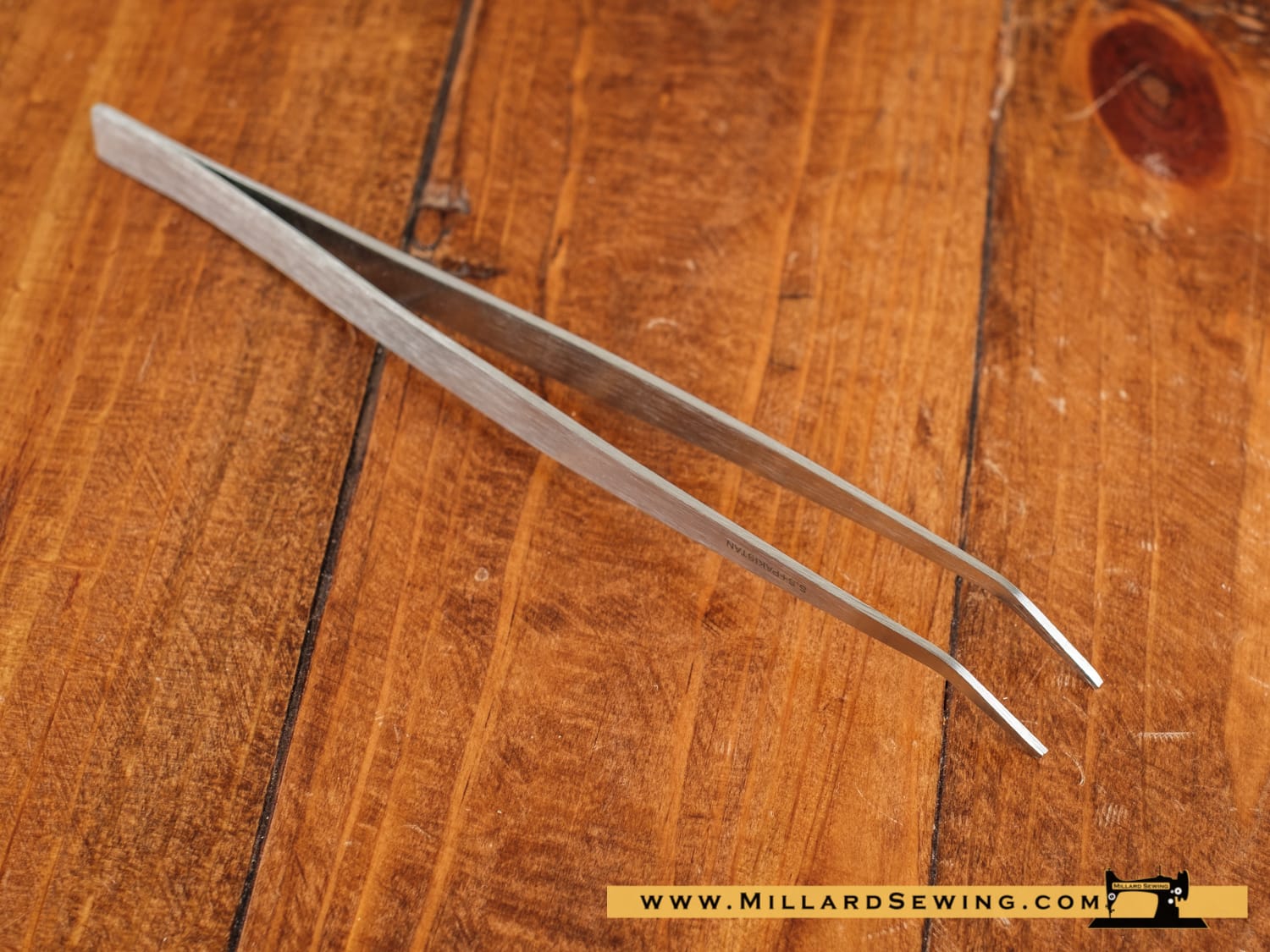 Tweezers 6", Overlock Stainless Steel - Image 2