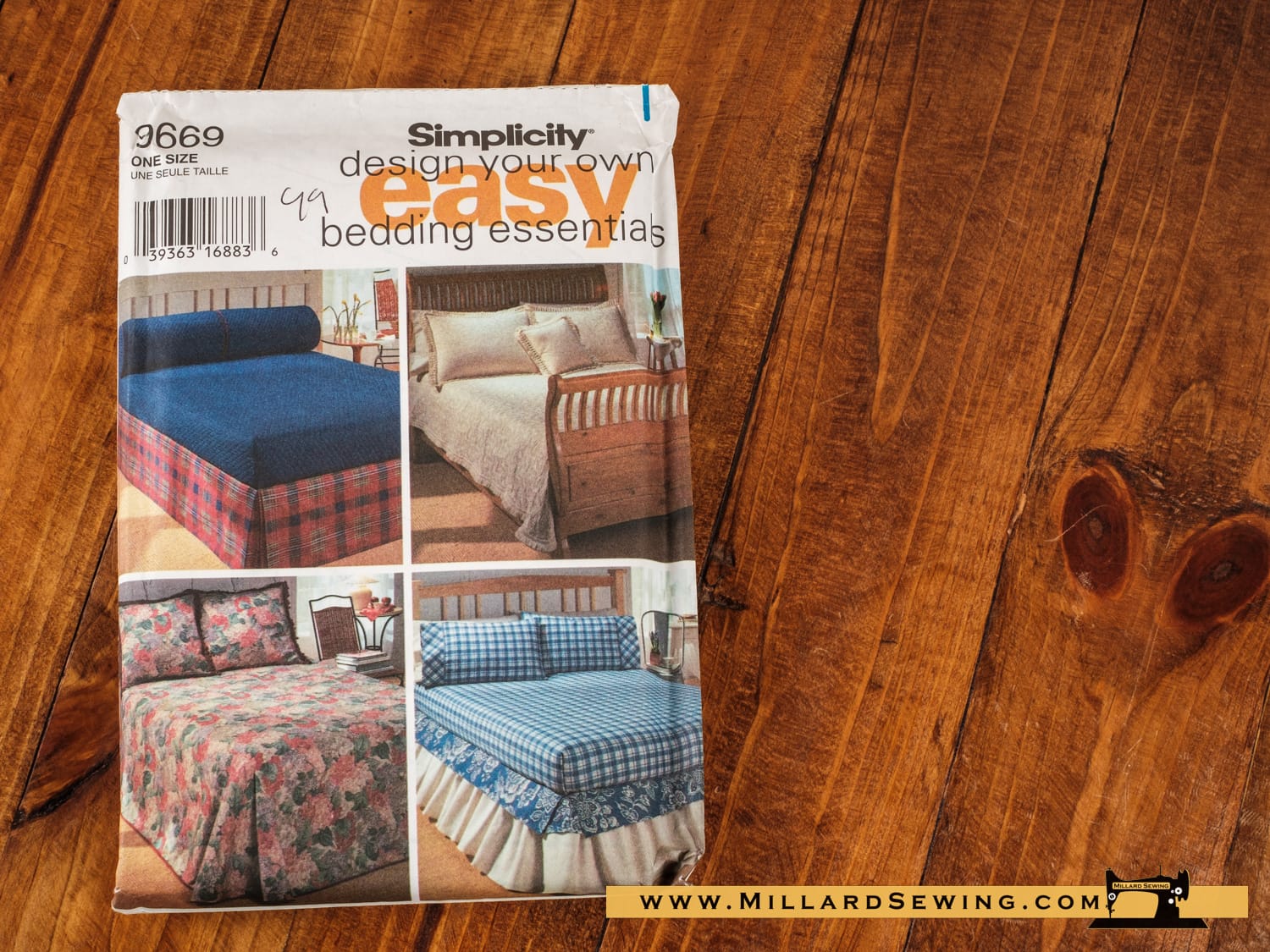 Bedding, Pattern 9669 by Simplicity