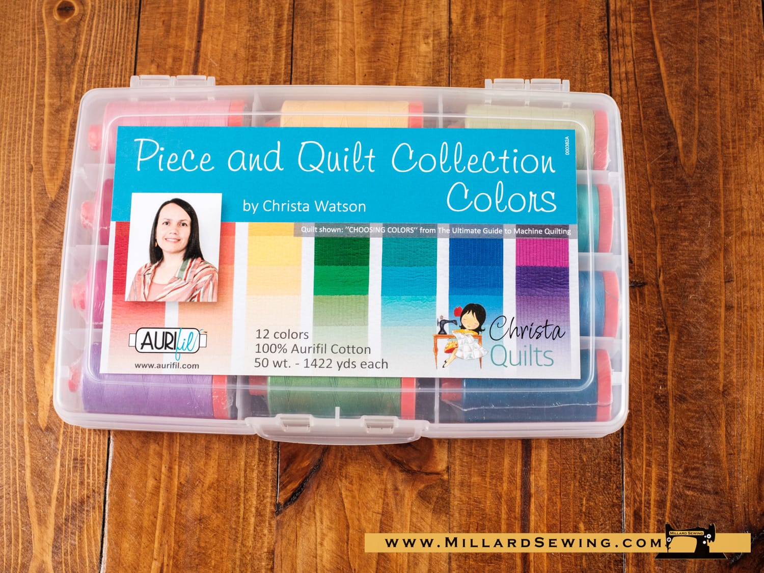 Piece & Quilt, Colors Christa Watson Thread Collection by Aurifil