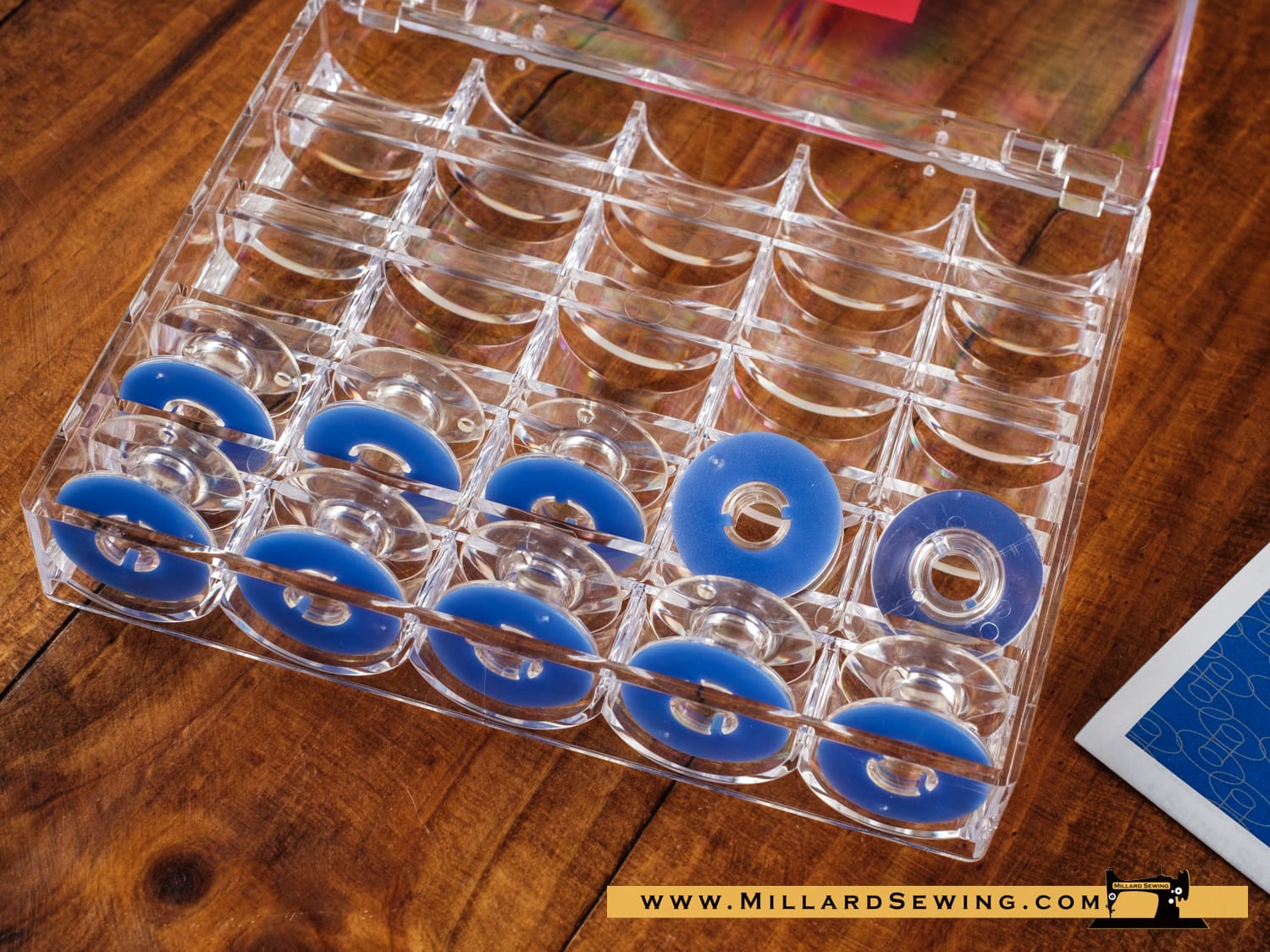 Bobbin Box by Elna Includes 10 "Easy Bobbins" - Image 2