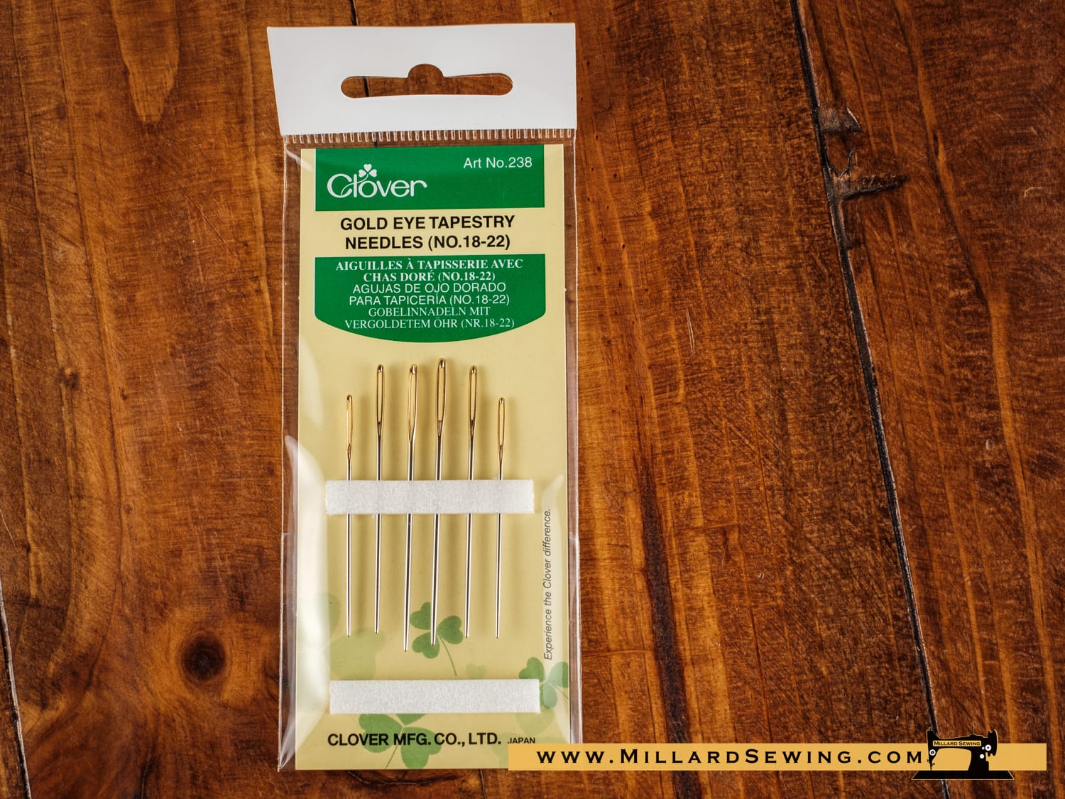 Needles, Gold Eye Tapestry by Clover