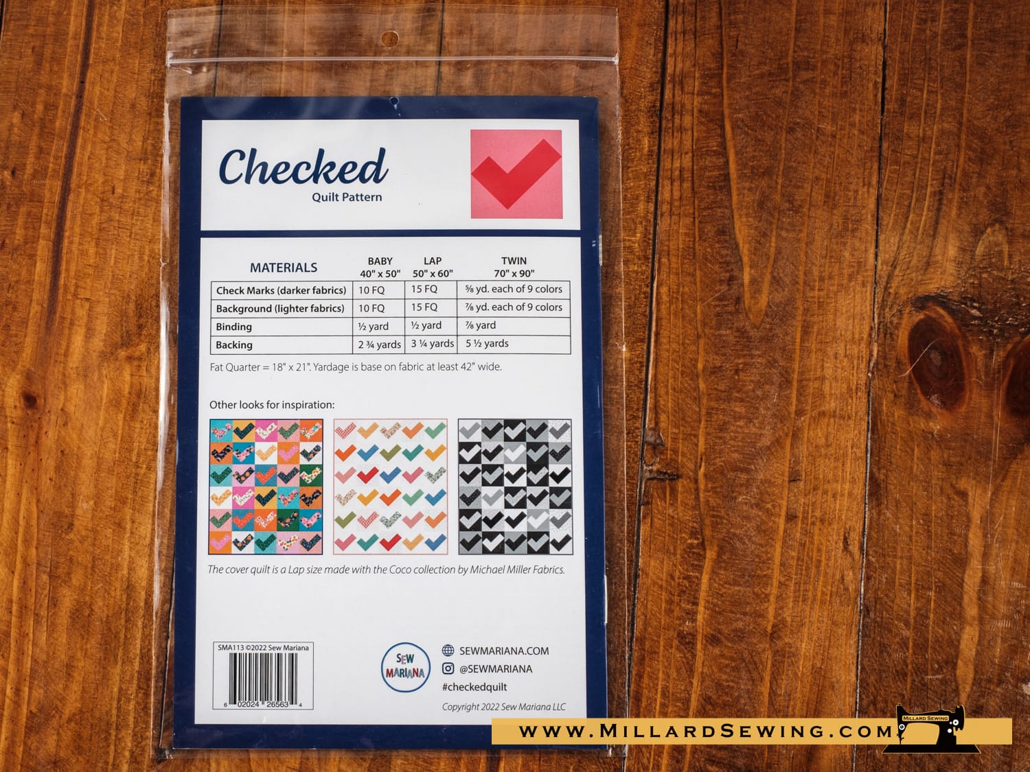 Checked Quilt Pattern by Sew Mariana - Image 2