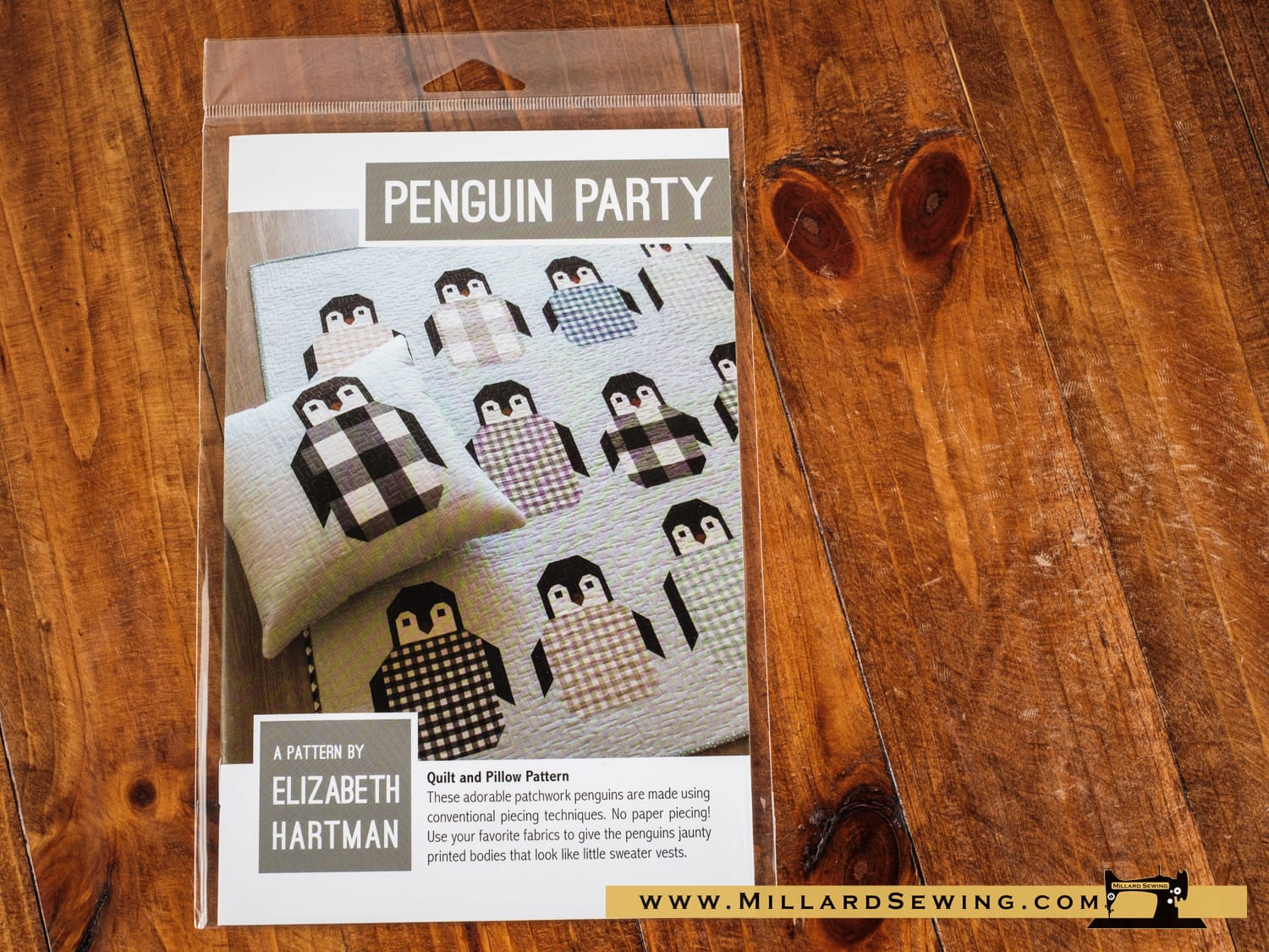 Penguin Party Quilt Pattern by Elizabeth Hartman
