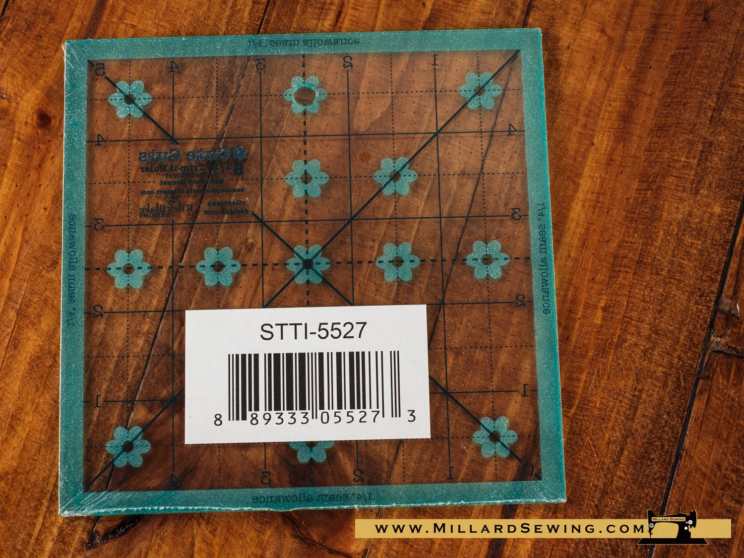 Ruler, 5.5"x5.5" Square, Lori Holt Trim It Collection by Riley Blake Designs - Image 2