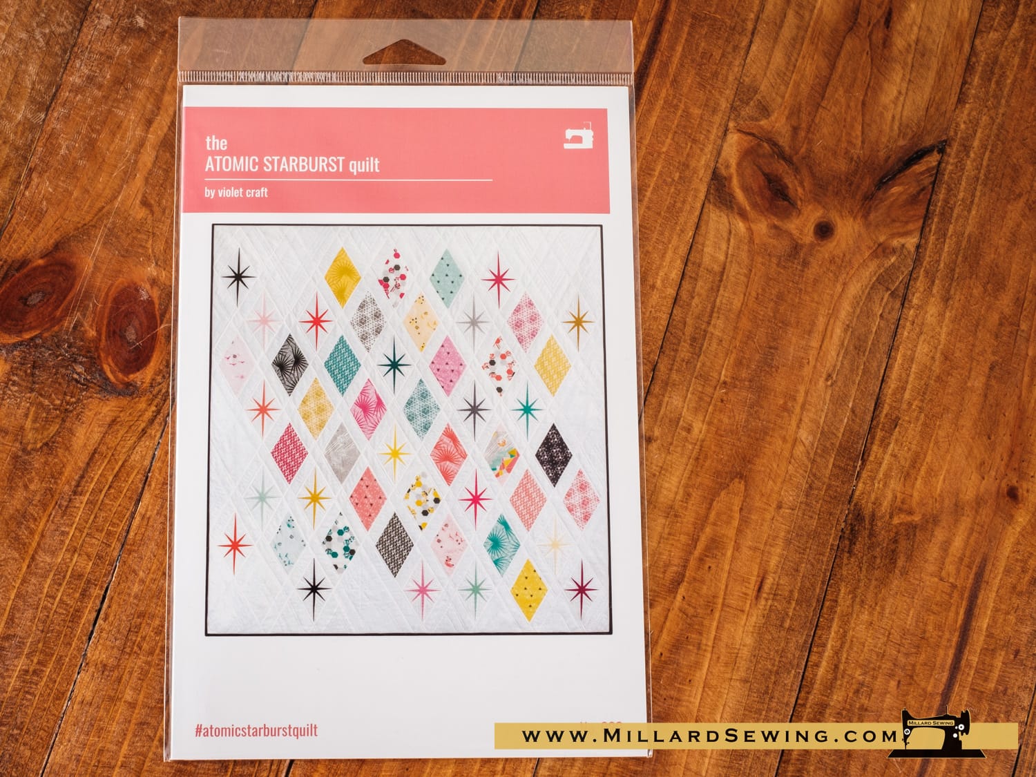 The Atomic Starburst Quilt Pattern by Violet Craft