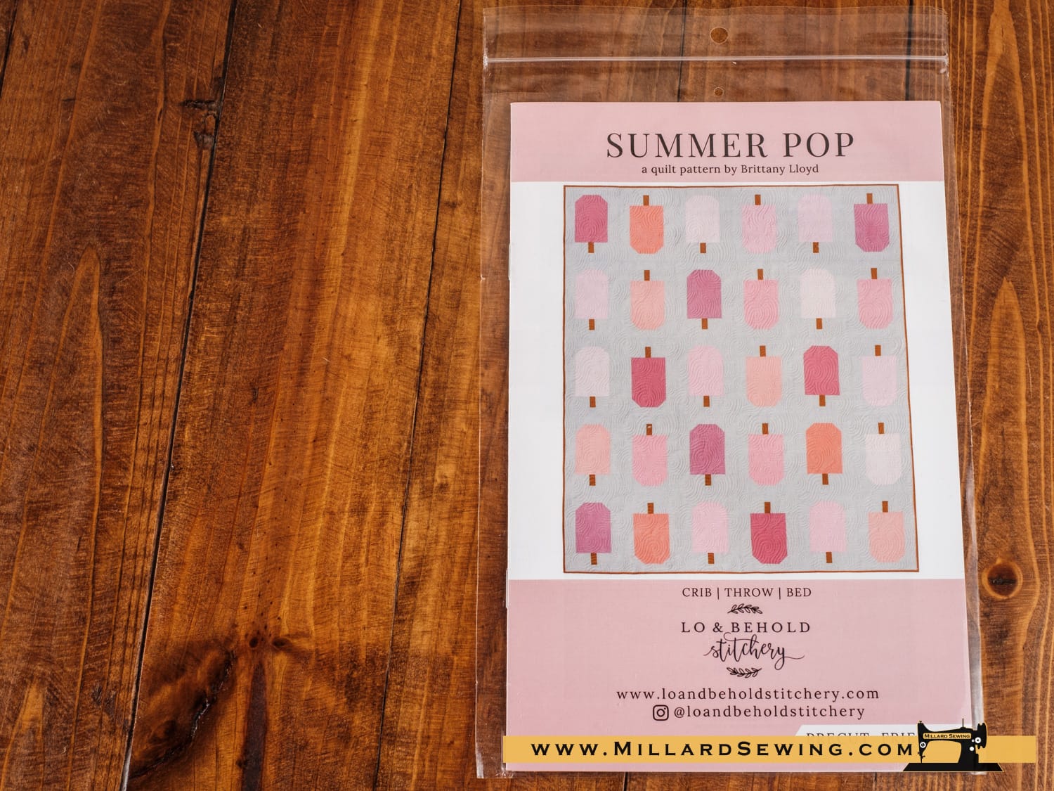Summer Pop Quilt Pattern by Lo and Behold Stitchery
