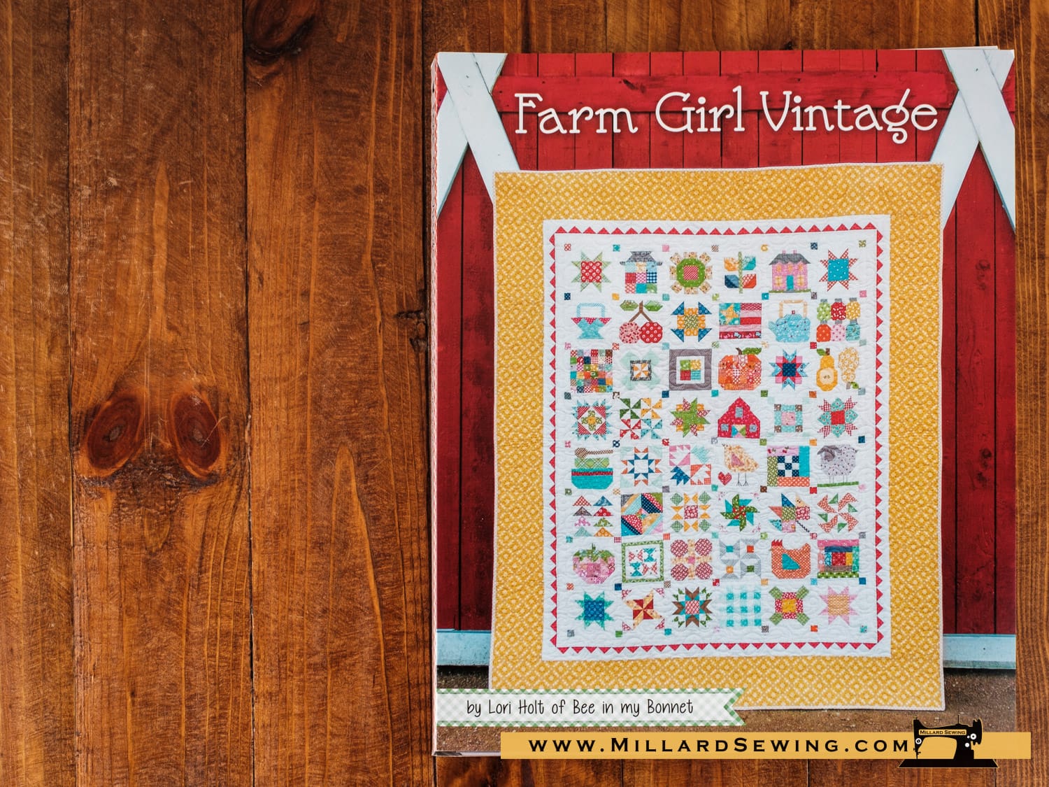 Quilt Pattern Book, Farm Girl Vintage by Lori Holt for It's Sew Emma
