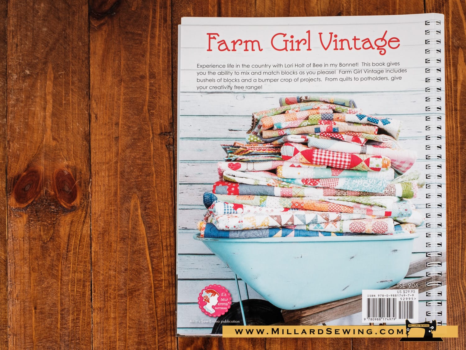 Quilt Pattern Book, Farm Girl Vintage by Lori Holt for It's Sew Emma - Image 2
