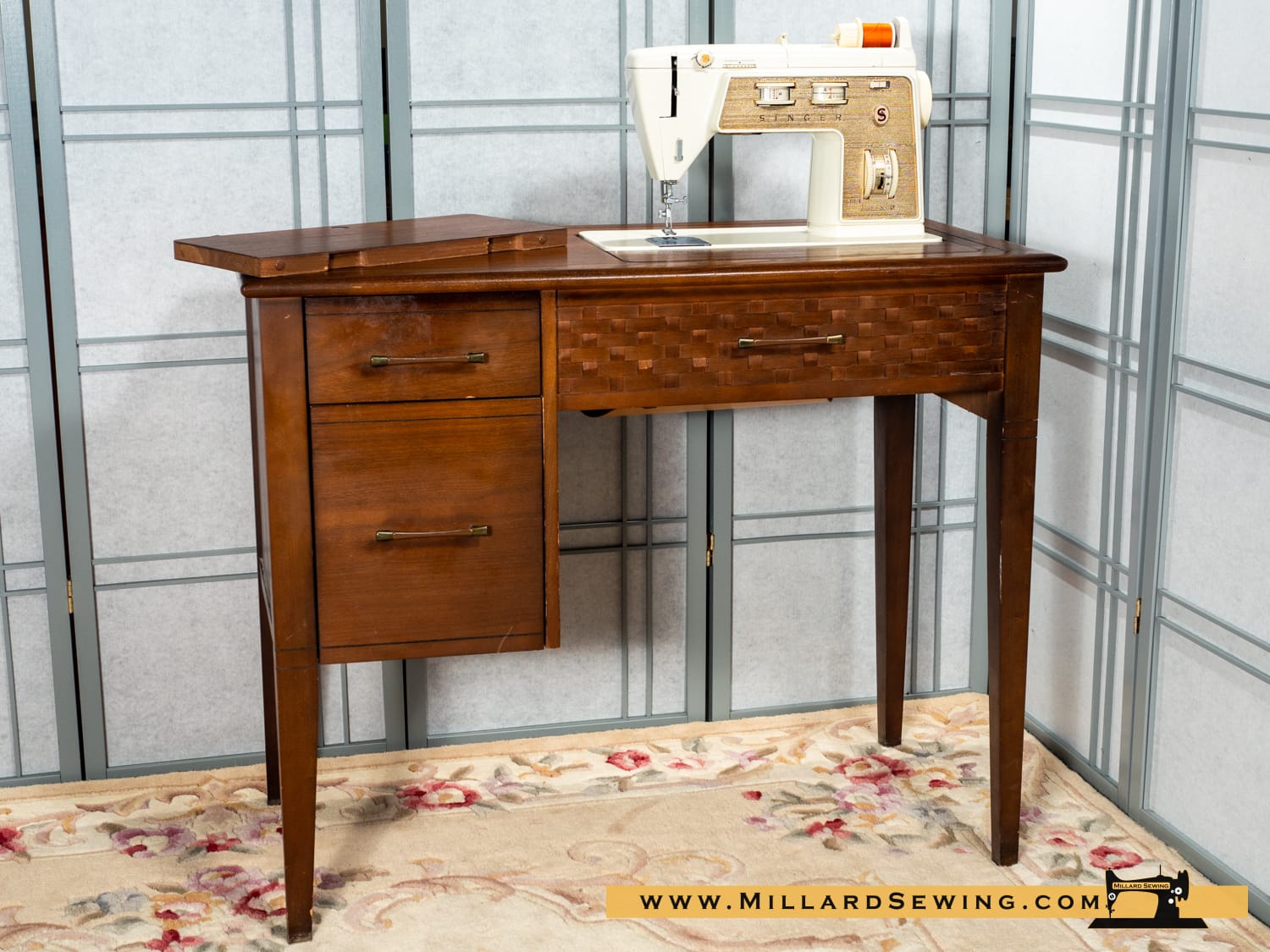 Singer Cabinet with Golden Touch & Sew