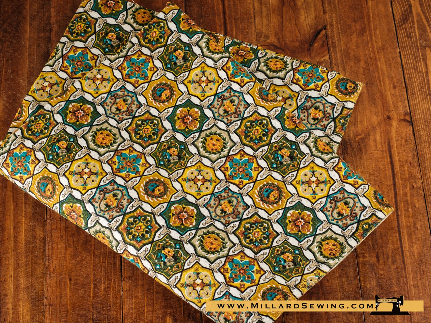 Remnant (Cotton) Printed Upholstery Fabric