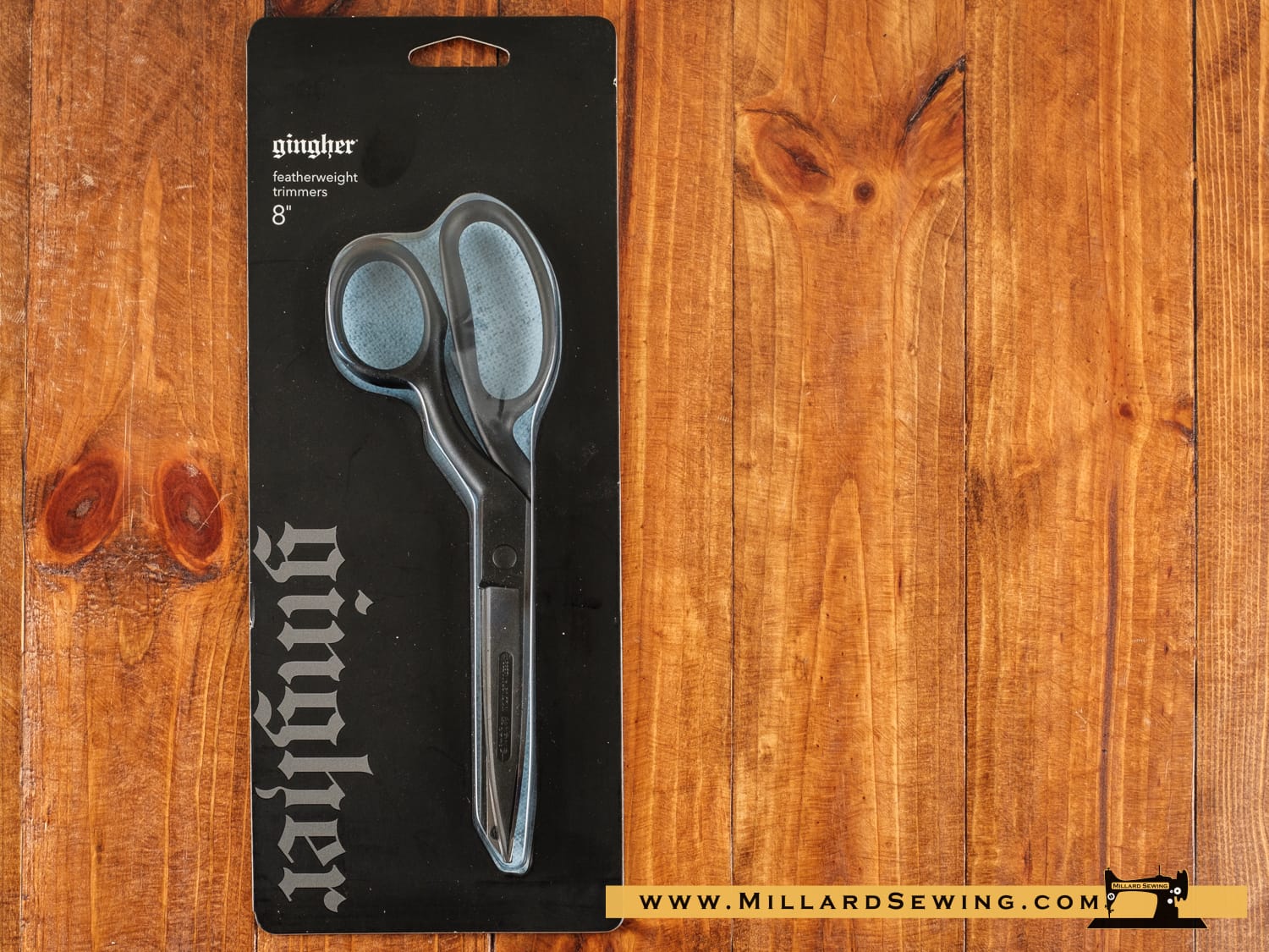 Scissors, 8" Bent Trimmers, Featherweight Series by Gingher