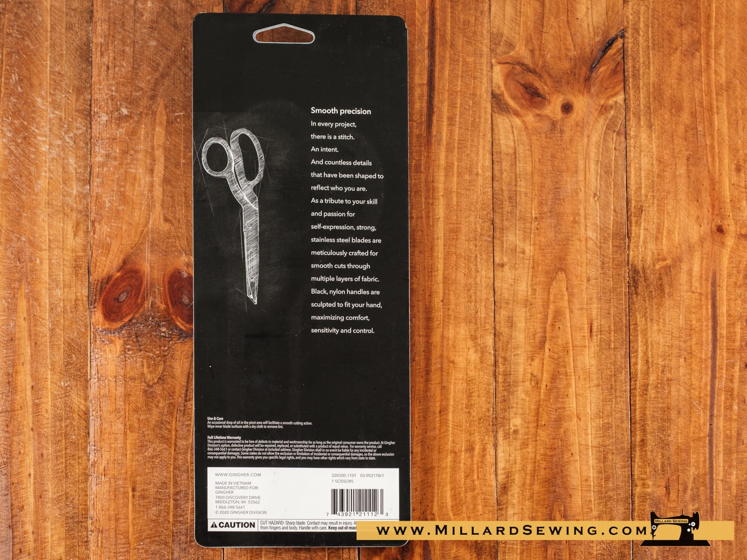 Scissors, 8" Bent Trimmers, Featherweight Series by Gingher - Image 2