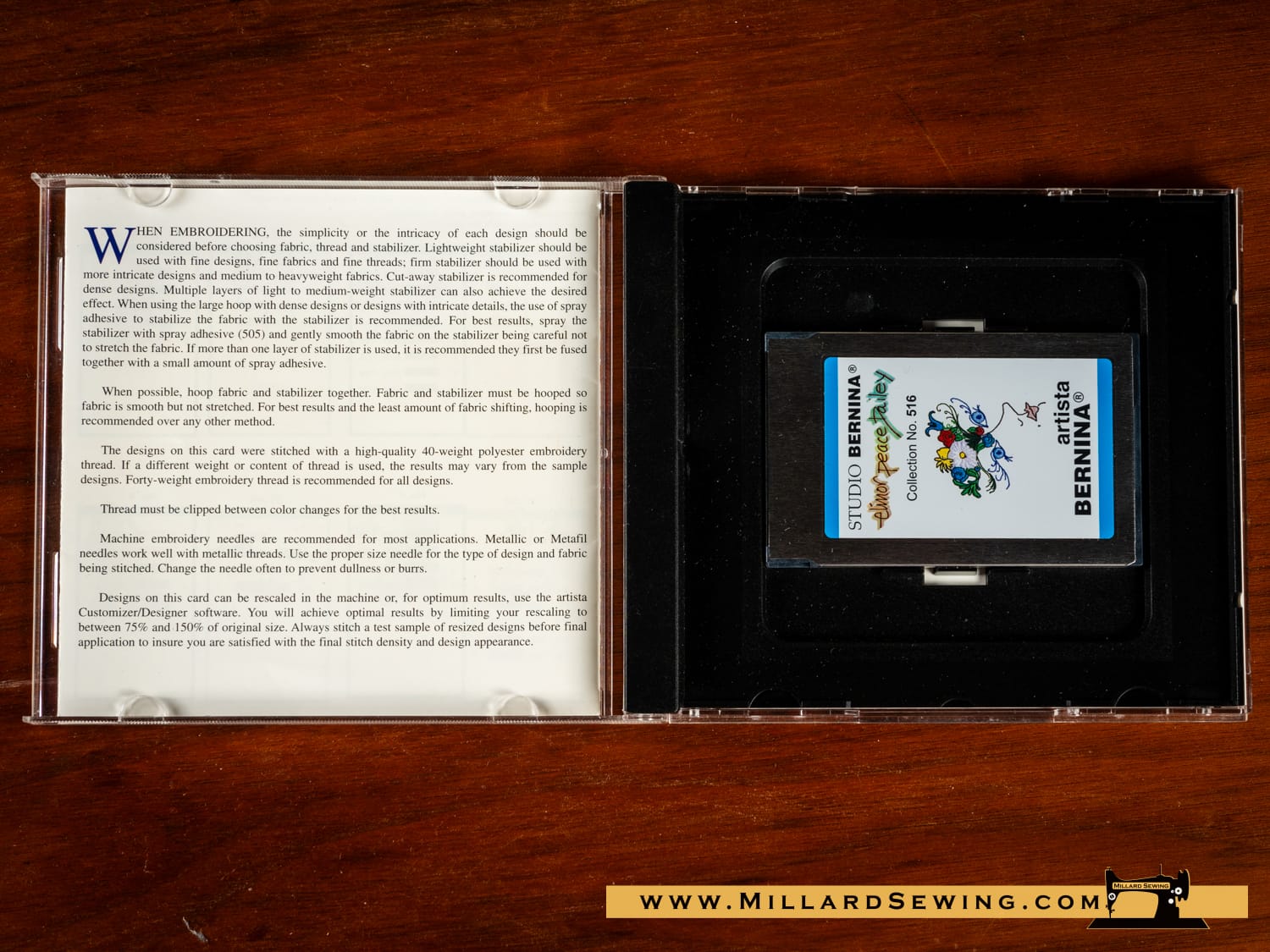 Embroidery Card for Bernina Artista Sewing Machines - Image 3