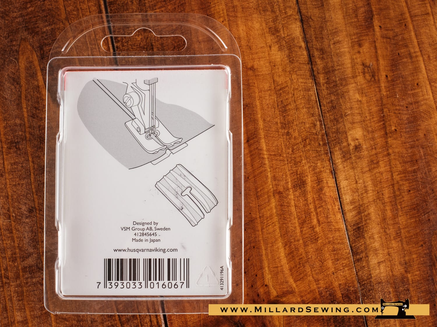 3 Groove Pin Tuck Foot with Raised Seam Foot for Most Husqvarna Viking Sewing Machines - Image 2