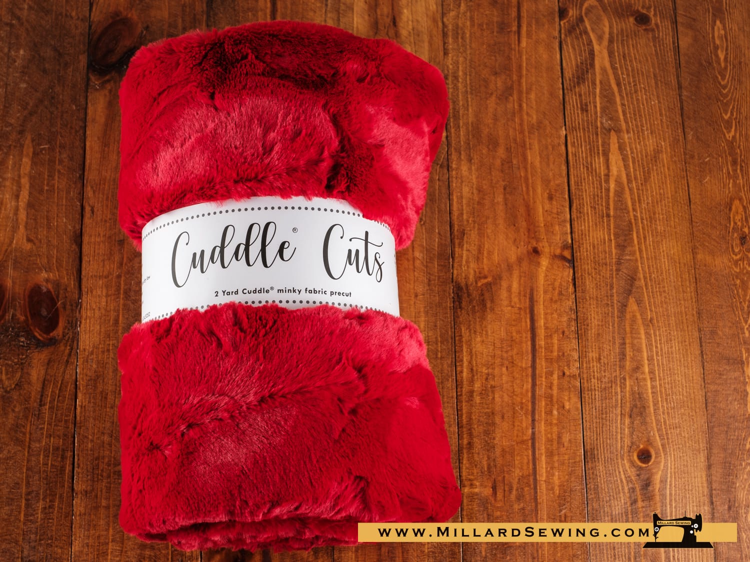 Minky, 2 Yard Luxe Cuddle Cuts in Hide Cardinal by Shannon Fabrics