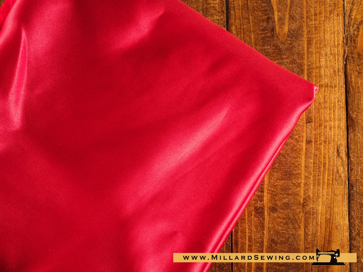 Remnant (Synthetic) Red Satin