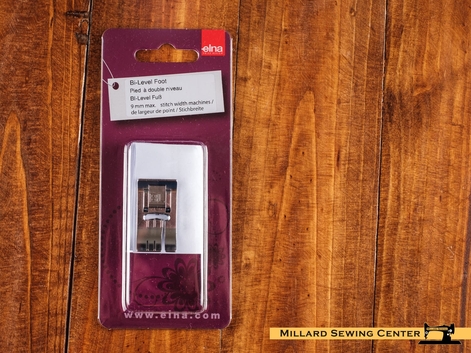 Bi-Level Foot (Right) for 9mm Width Elna & Janome Sewing Machines - Image 3