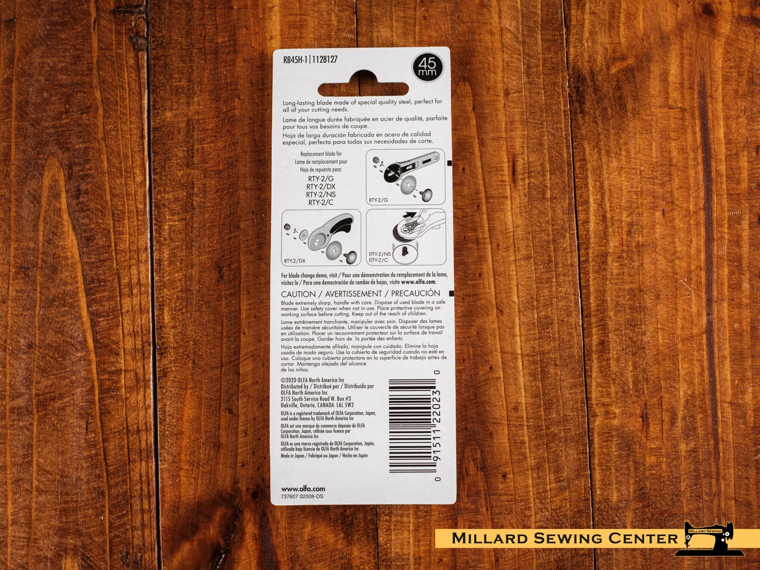 Rotary Cutter Replacement Blade, (45mm) Endurance by Olfa - Image 2
