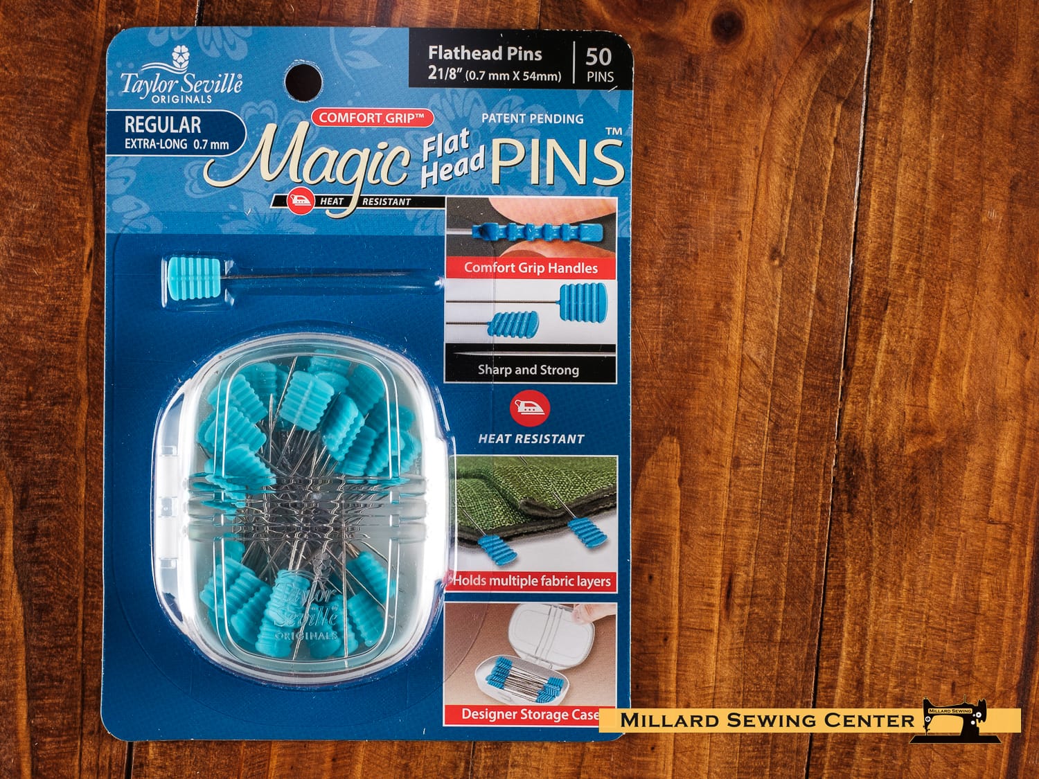 Pins, Flat Head Regular Magic Pins by Taylor Seville