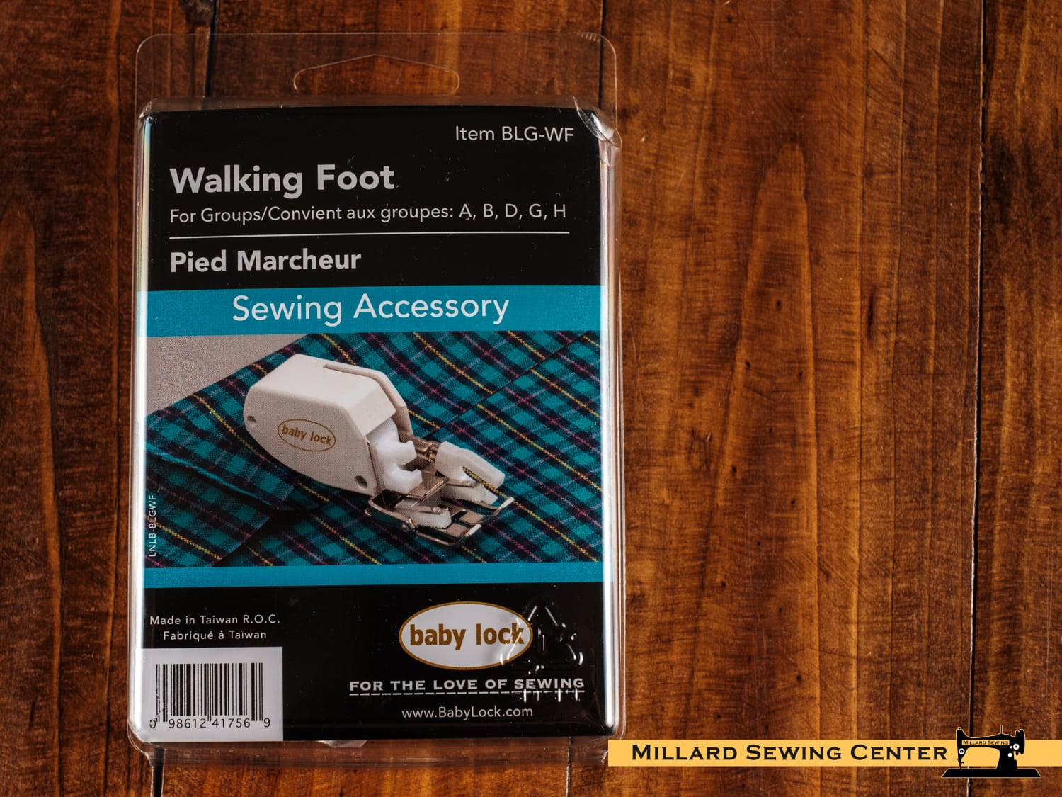 Walking Foot for Low Shank Sewing Machines by Baby Lock