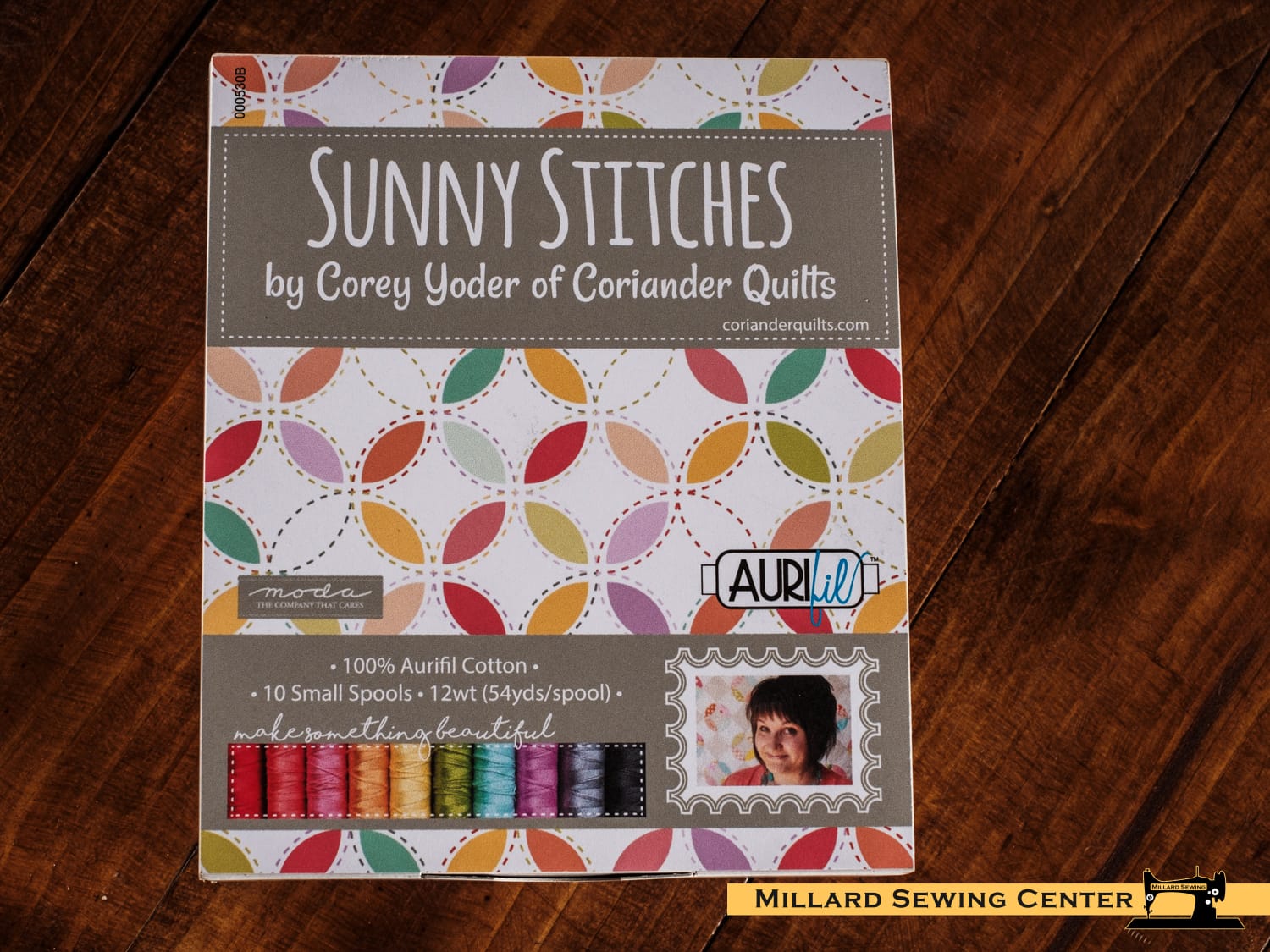 Sunny Stitches, a Corey Yoder Thread Collection by Aurifil