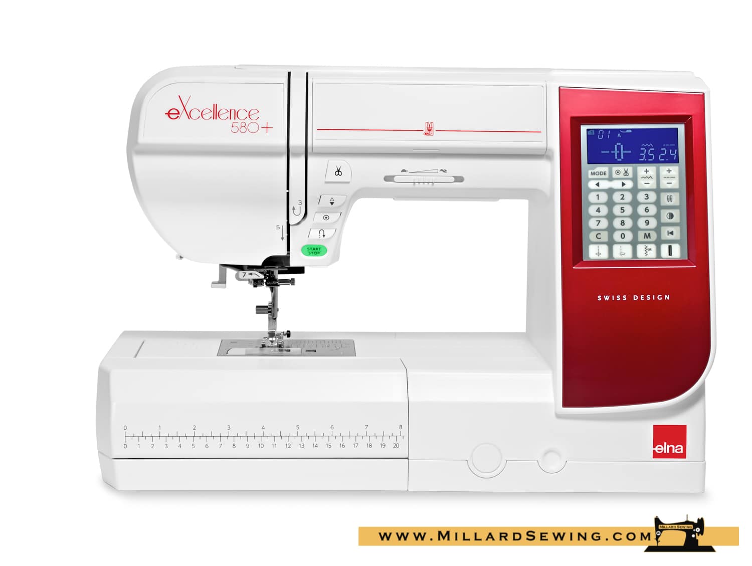Elna eXcellence 580+ Premium Computerized Sewing Machine - Image 4