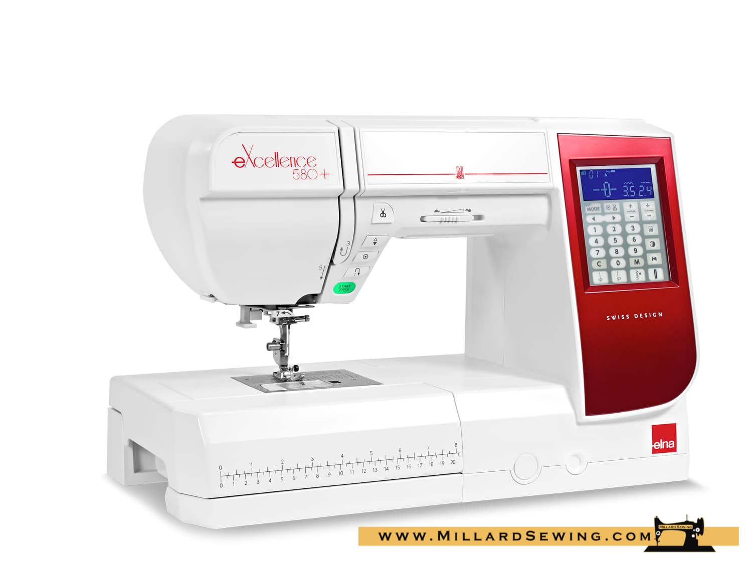 Elna eXcellence 580+ Premium Computerized Sewing Machine