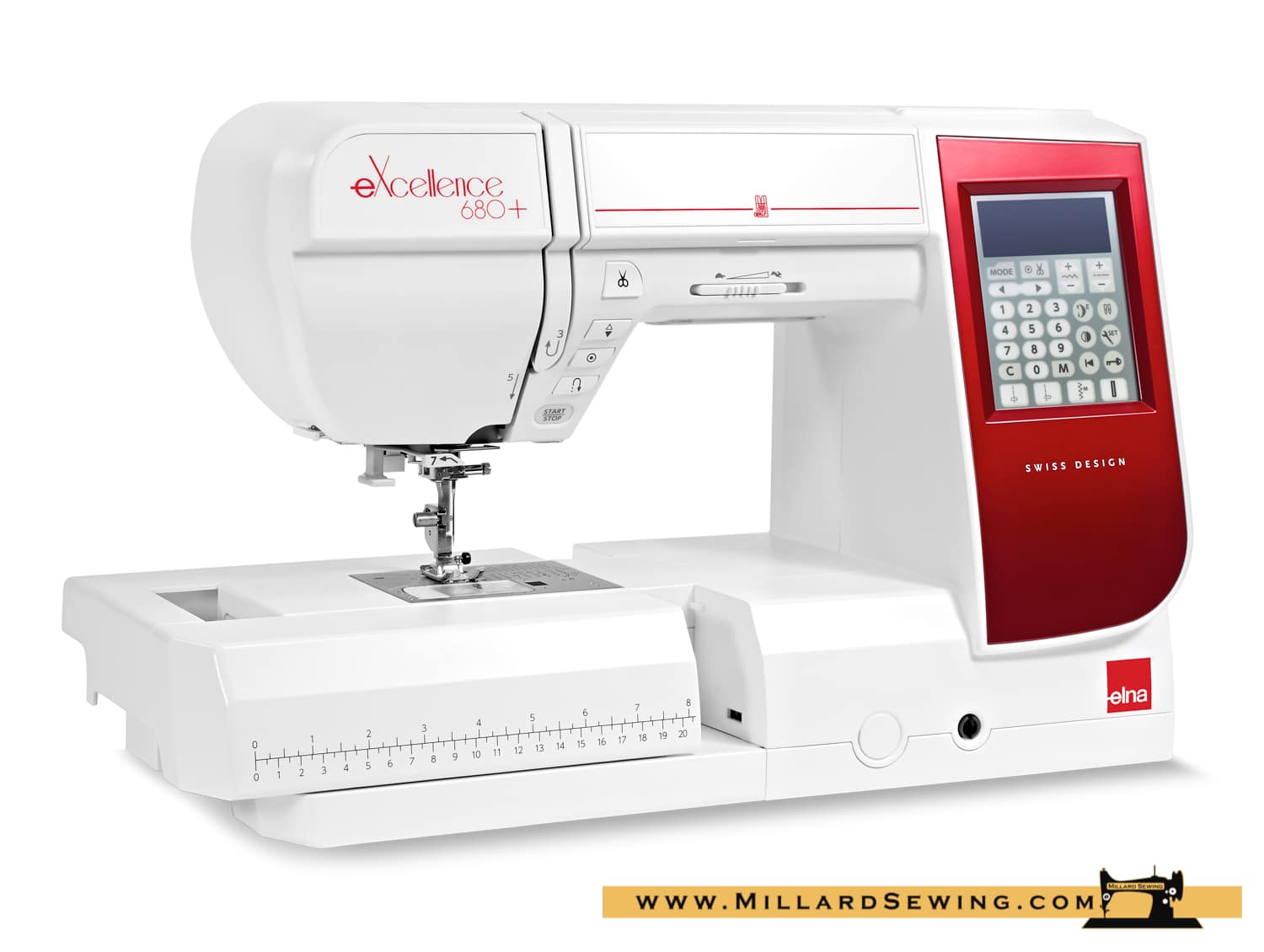 Elna eXcellence 680+ Fashion & Decor Edition Premium Computerized Sewing Machine - Image 6