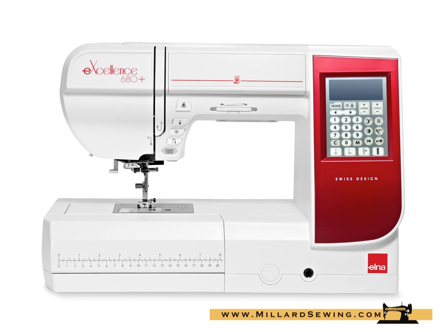 Elna eXcellence 680+ Fashion & Decor Edition Premium Computerized Sewing Machine - Image 5