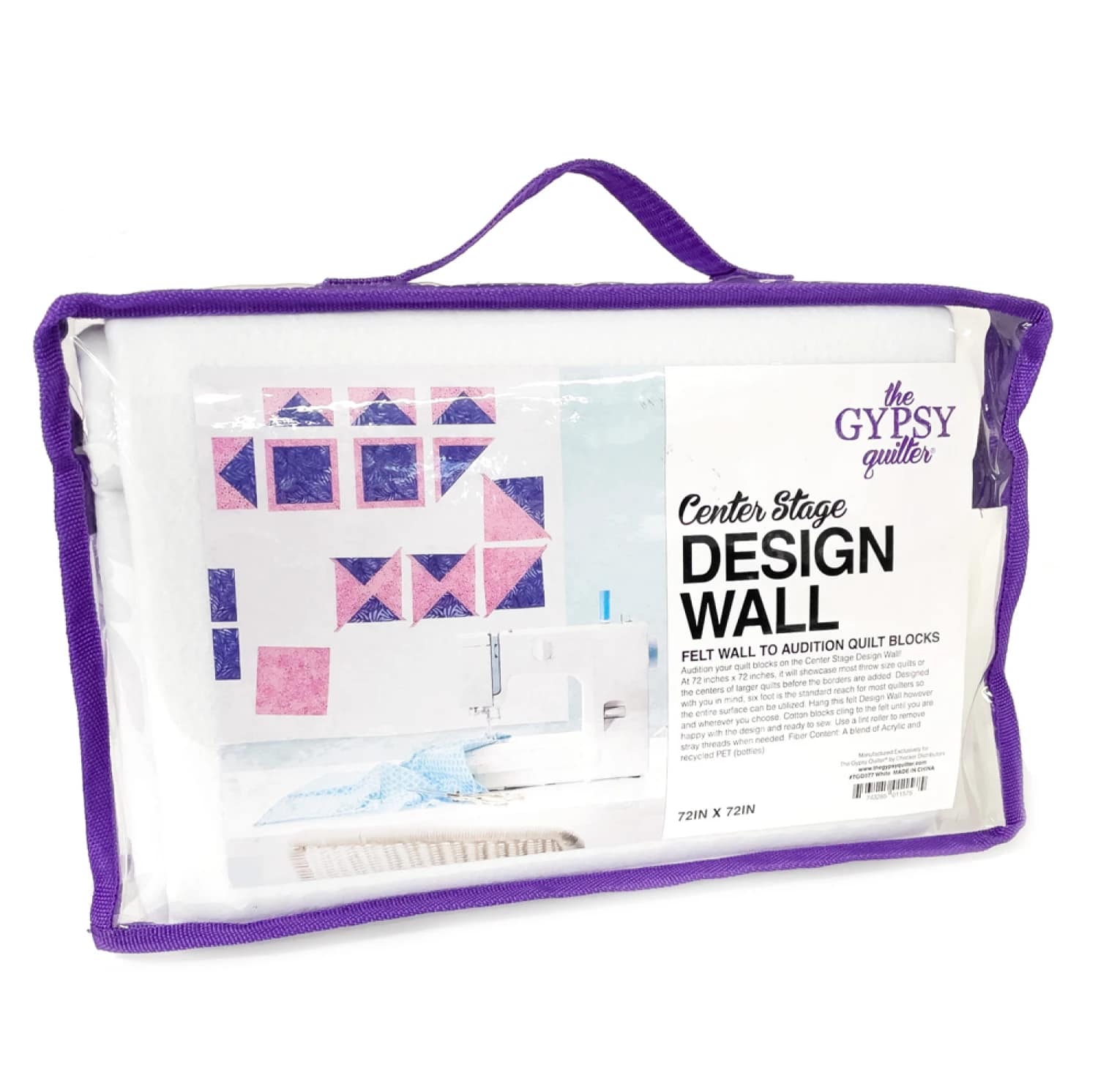 Design Wall, Center Stage 72"x72" by Gypsy Quilter