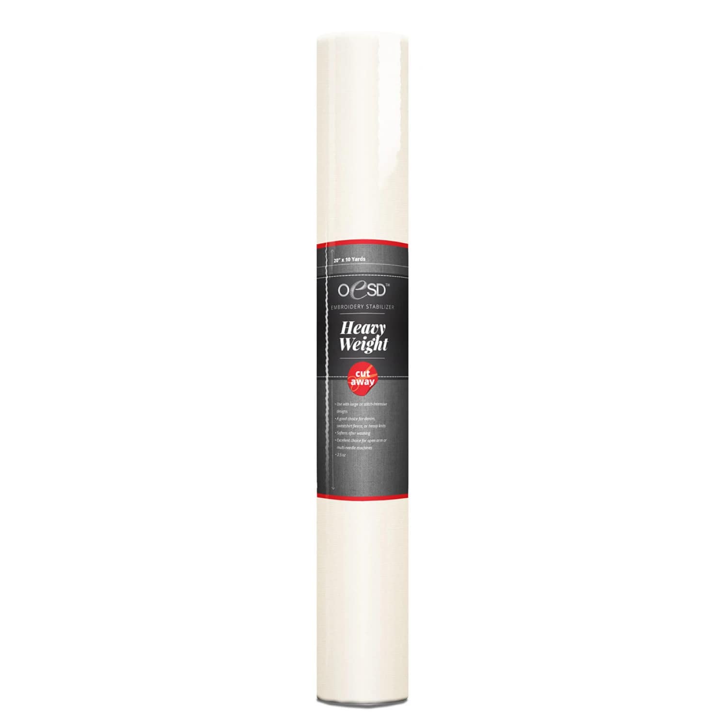 Stabilizer, Heavy Weight Cut Away 2.5 ozs. 20" x 10 Yards by Janome