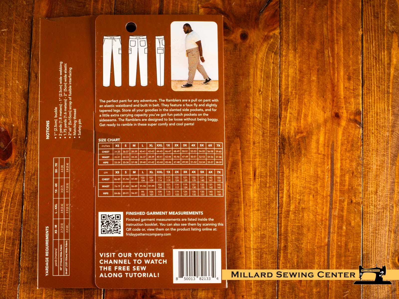 Pants Pattern, Men's Pants by Friday Pattern Co. - Image 2