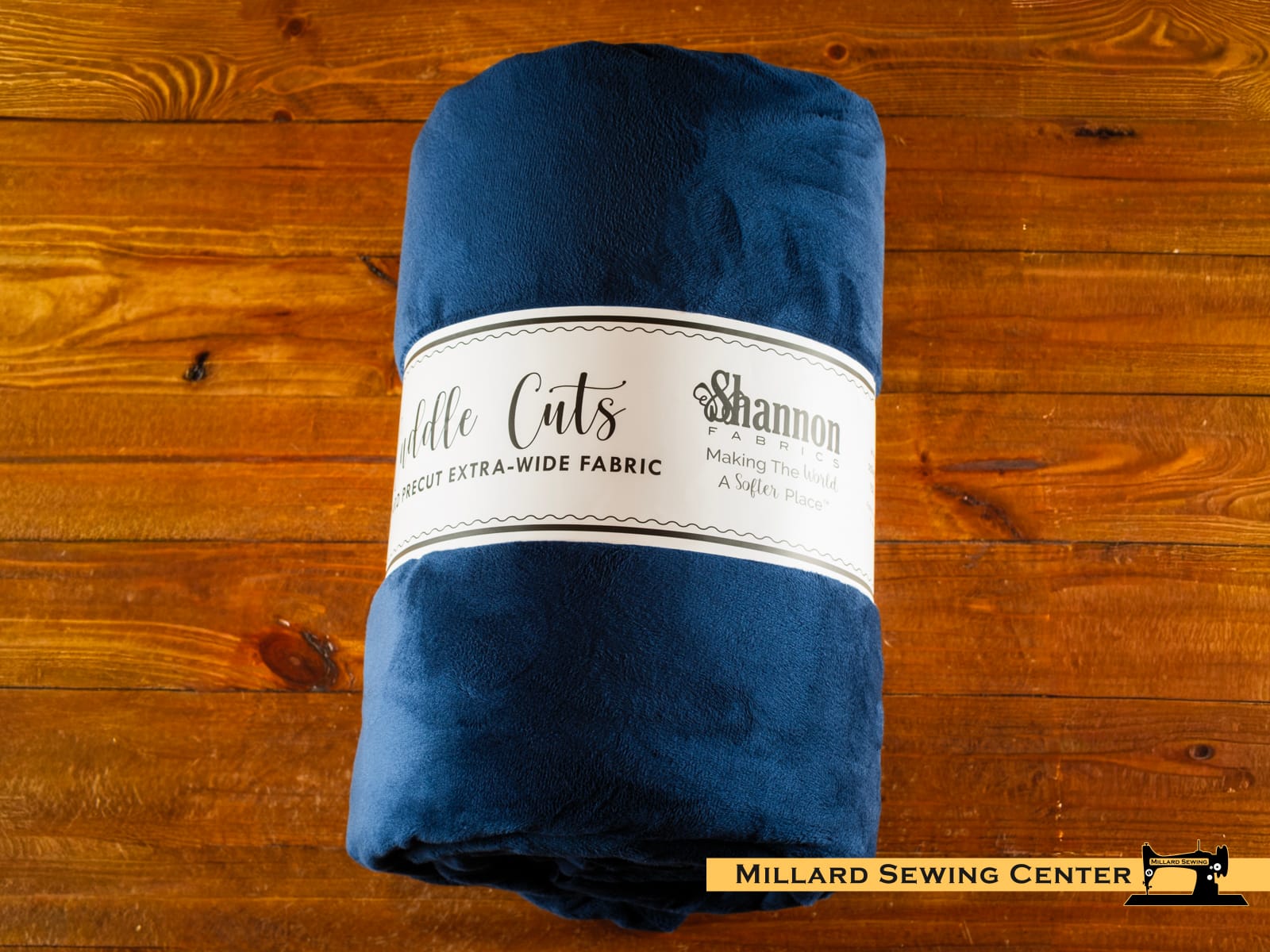 Minky, Wide Back Cuddle Cuts 3 Yard Length in Navy by Shannon Fabrics