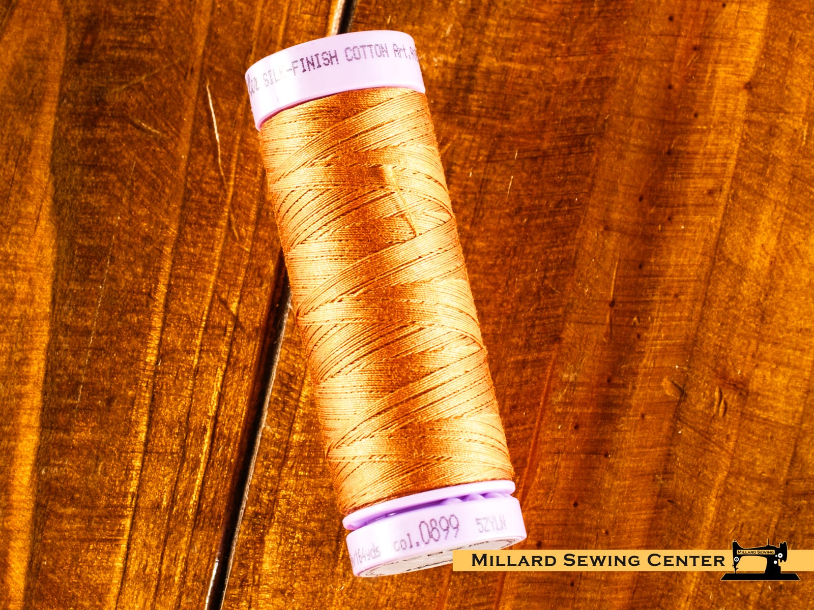 Silk Finish 50wt Mercerized Cotton Sewing Thread in 0899 Bronze by Mettler