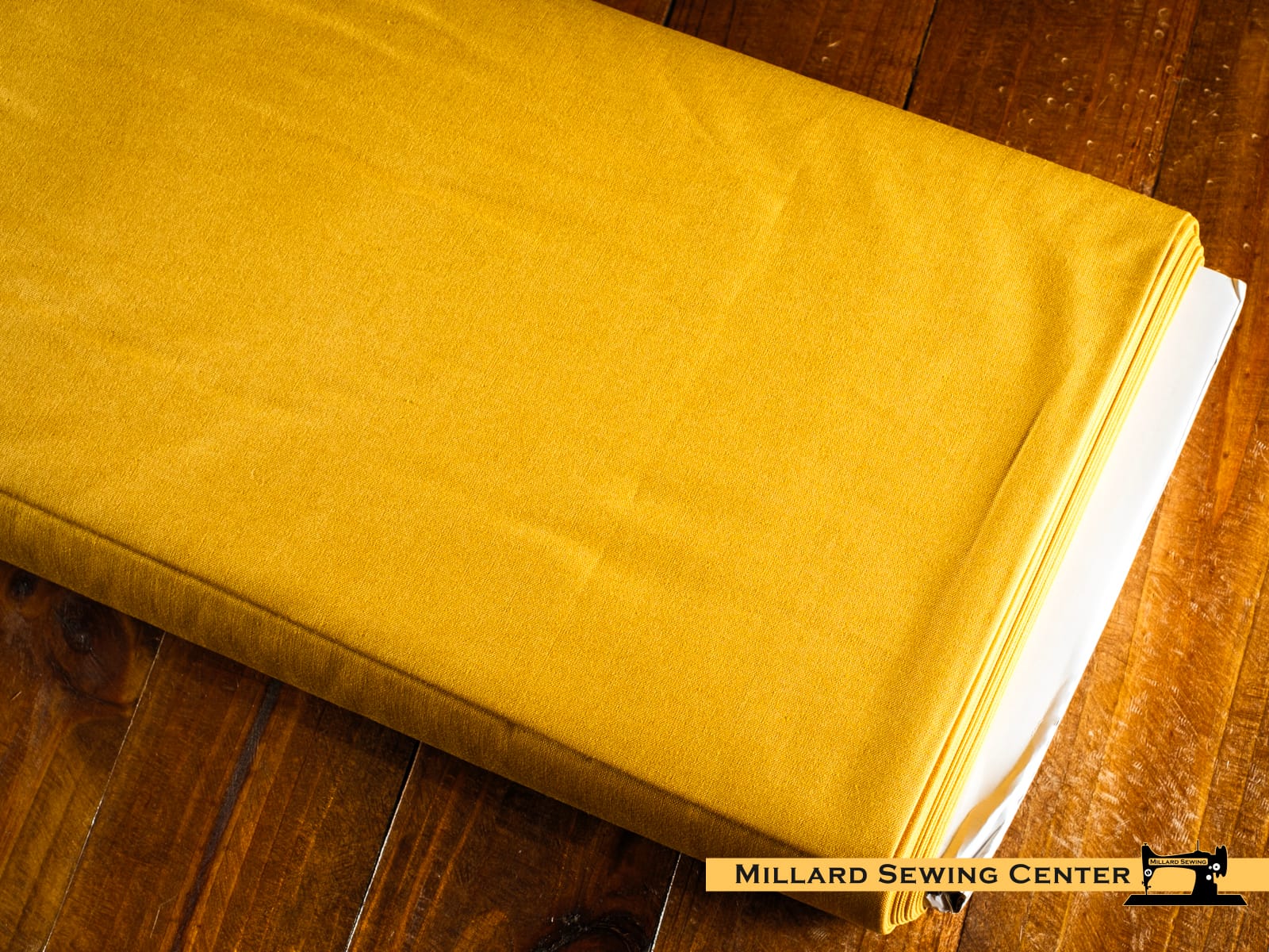 Cotton Fabric, 44" Wide in Mustard by Tilda