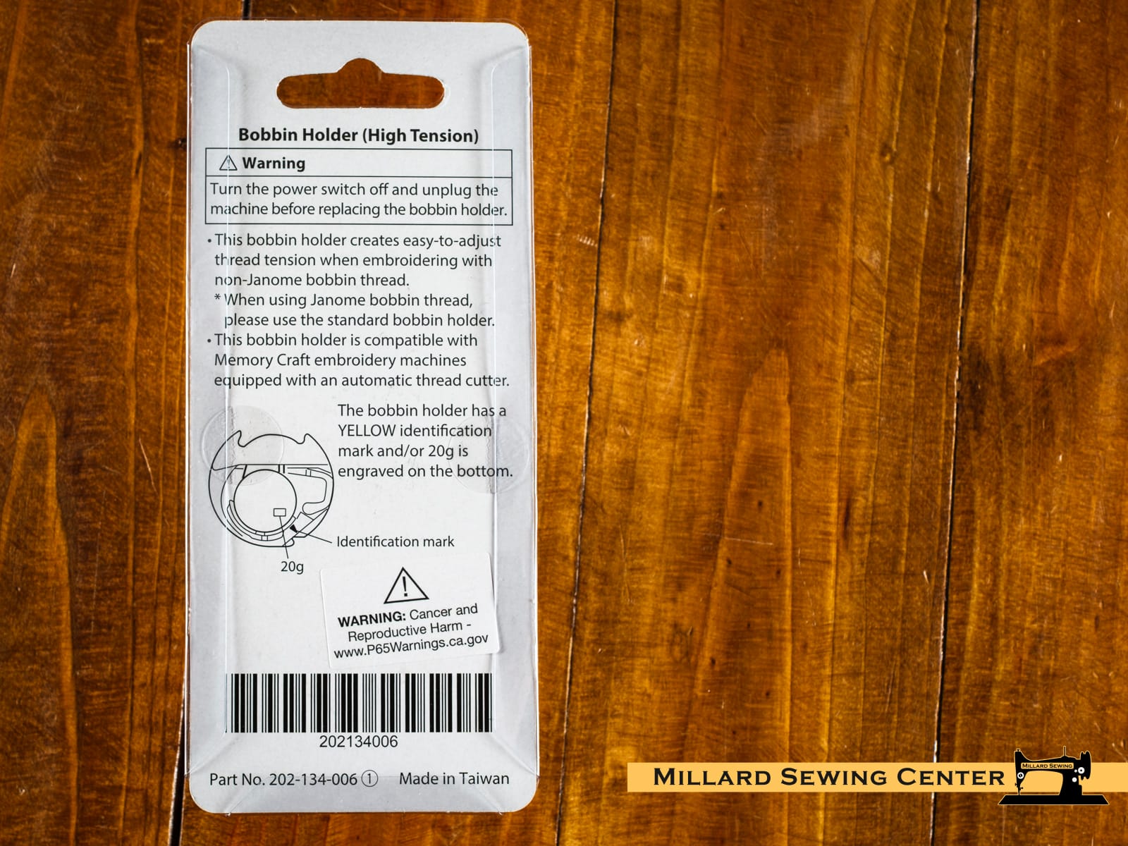 Bobbin Holder, Embroidery (High Tension) for Sewing Machines by Janome - Image 2