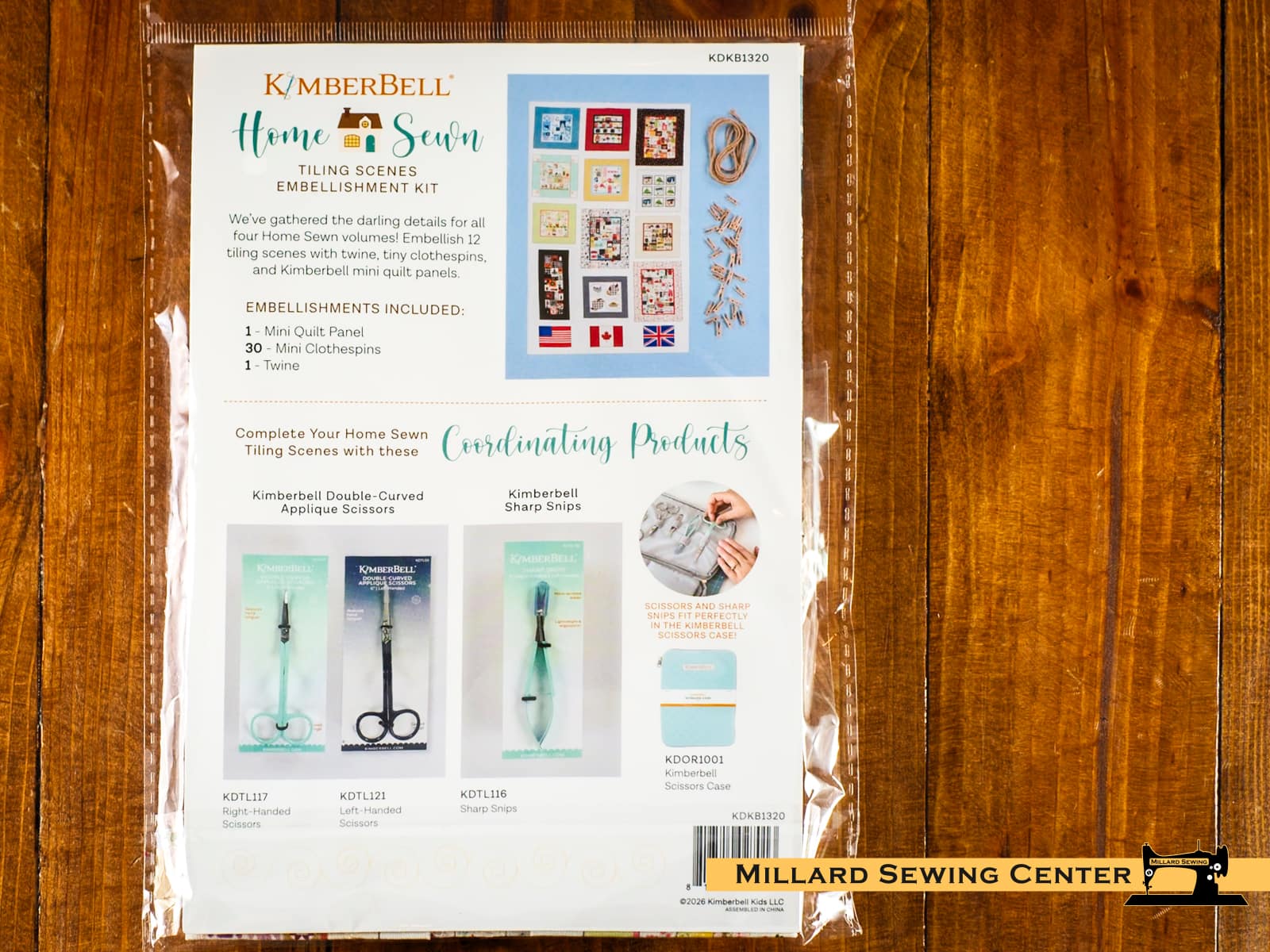 Embellishment Kit, Home Sewn Tiling Scenes: Volume 1 by Kimberbell - Image 2