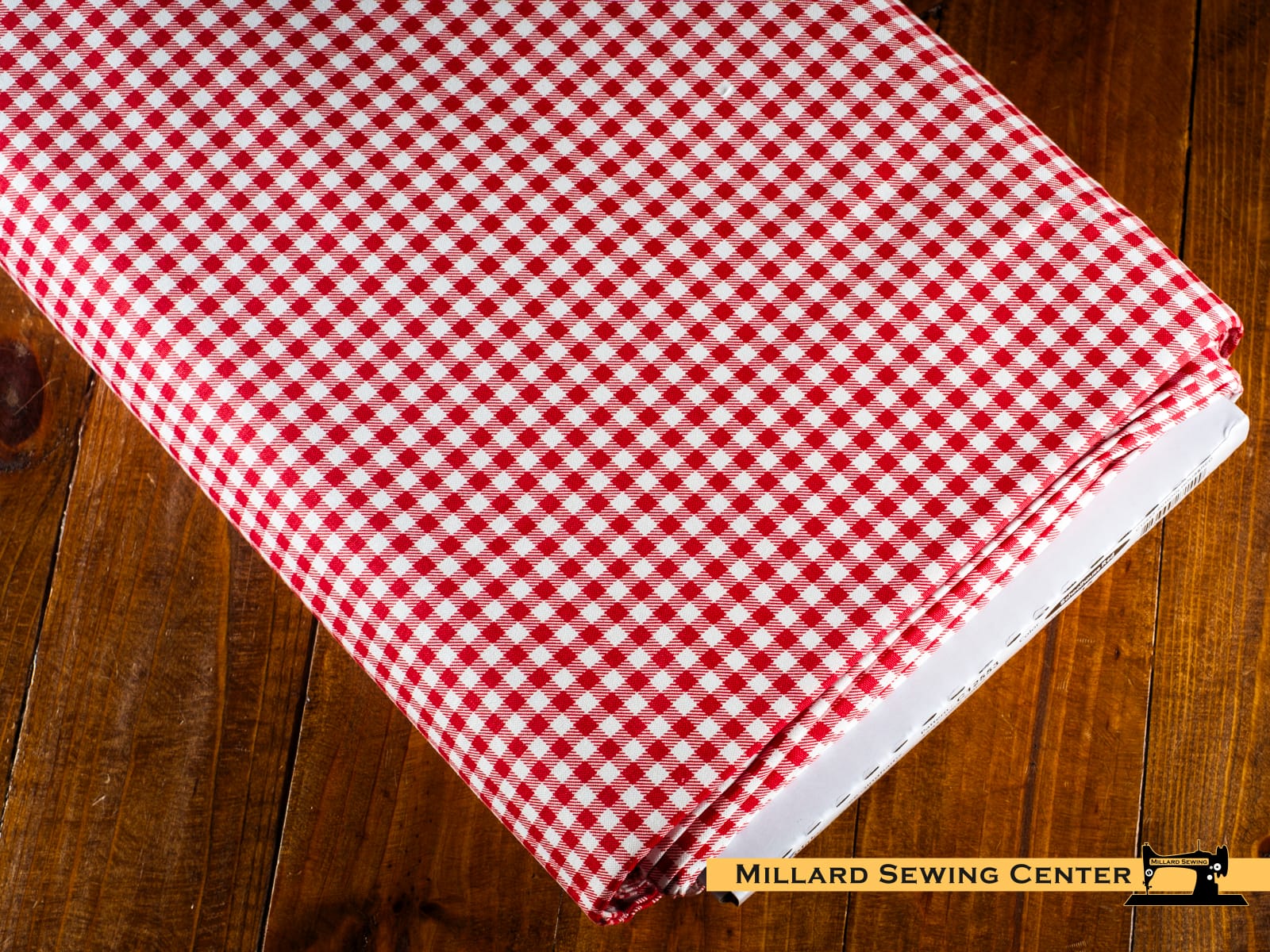 Woven Cotton Fabric, 43"/44" Wide in Tina Schoolhouse Red by Riley Blake Designs