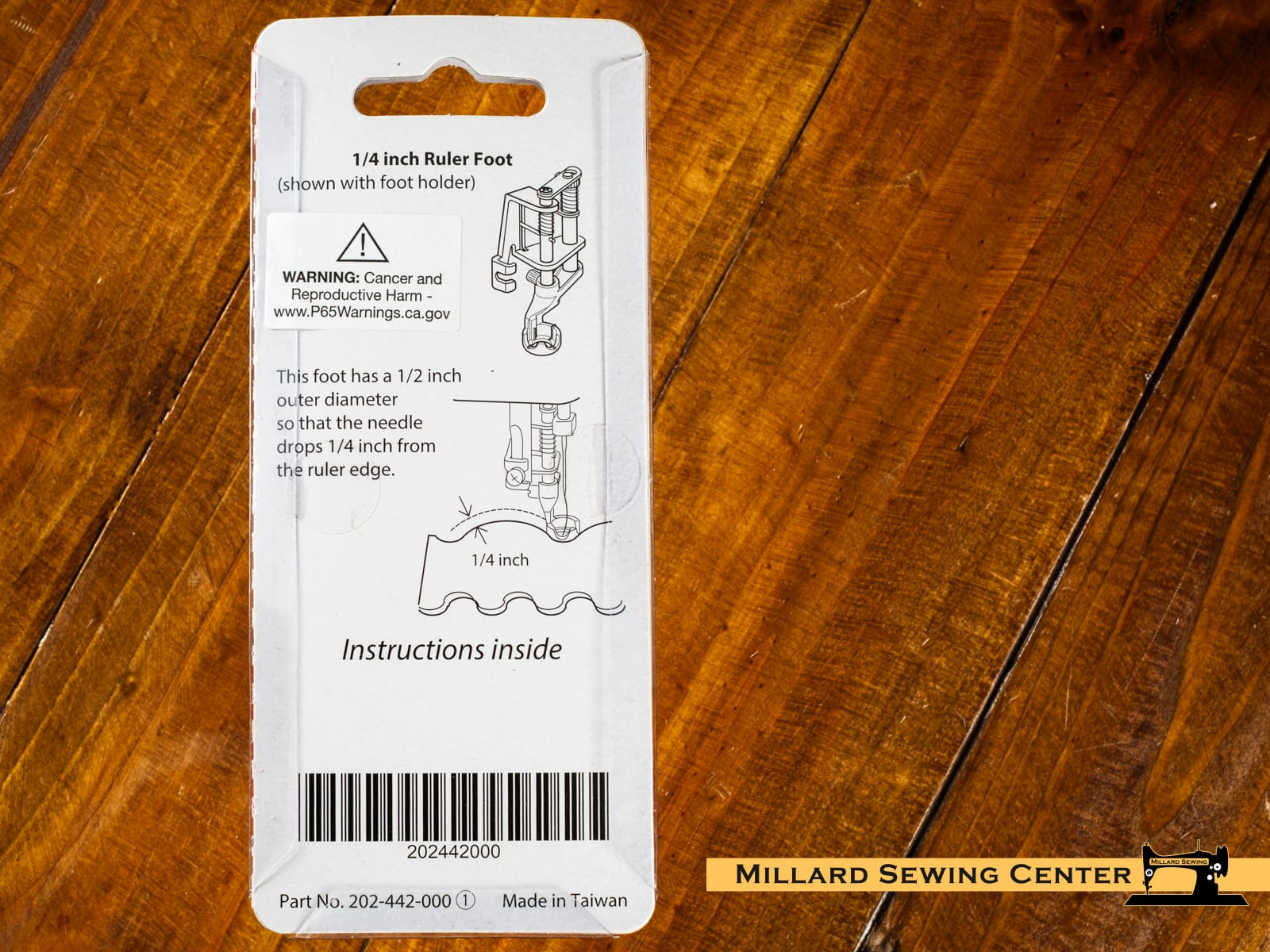 Ruler Foot 1/4" for Low Shank Sewing Machines - Image 4