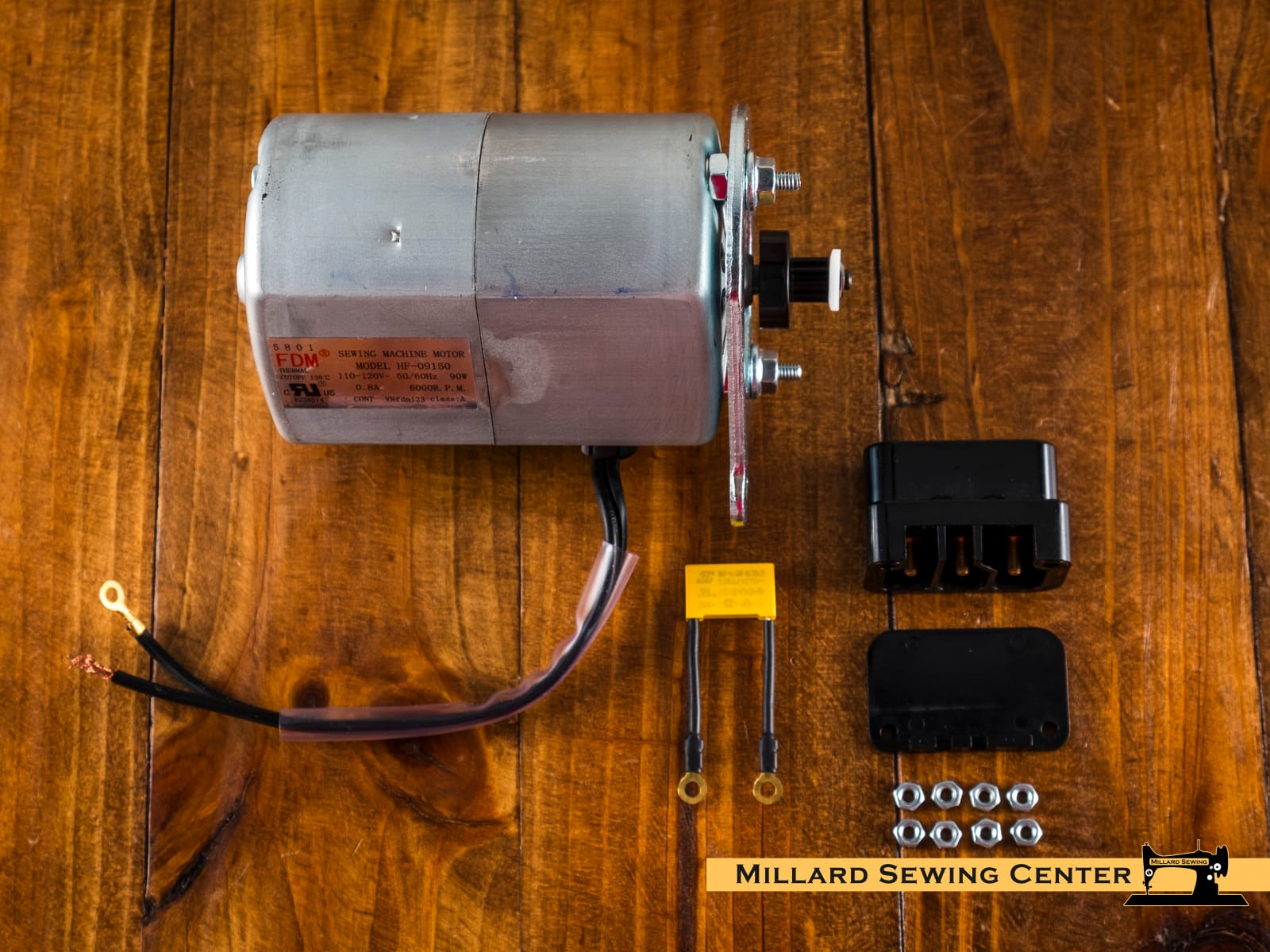 Electric Motor Assembly for Singer 3000, 4000, & 5000 Class "Heavy Duty" Sewing Machines