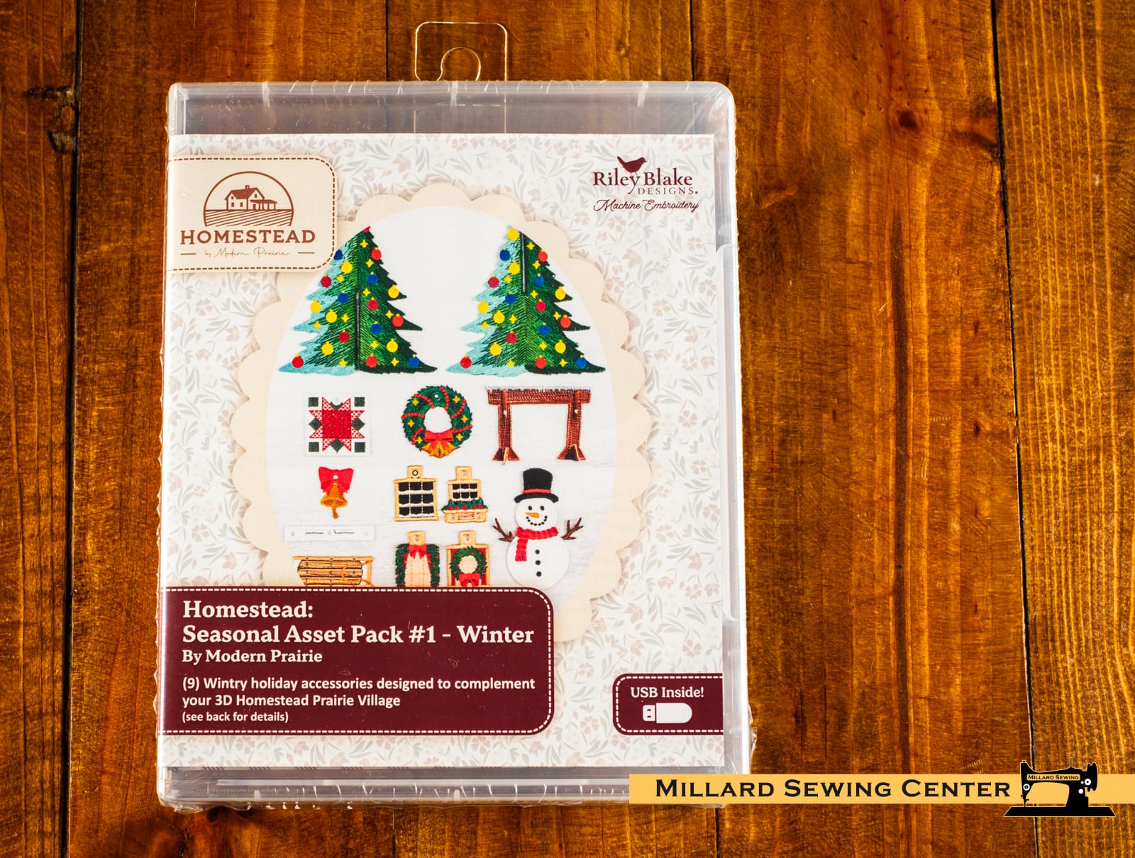 Homestead Prairie Winter Machine Embroidery Asset Pack – Millard Sewing ...