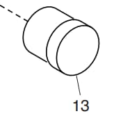 Stitch Length Dial for Elna Elnita EM16 Sewing Machines