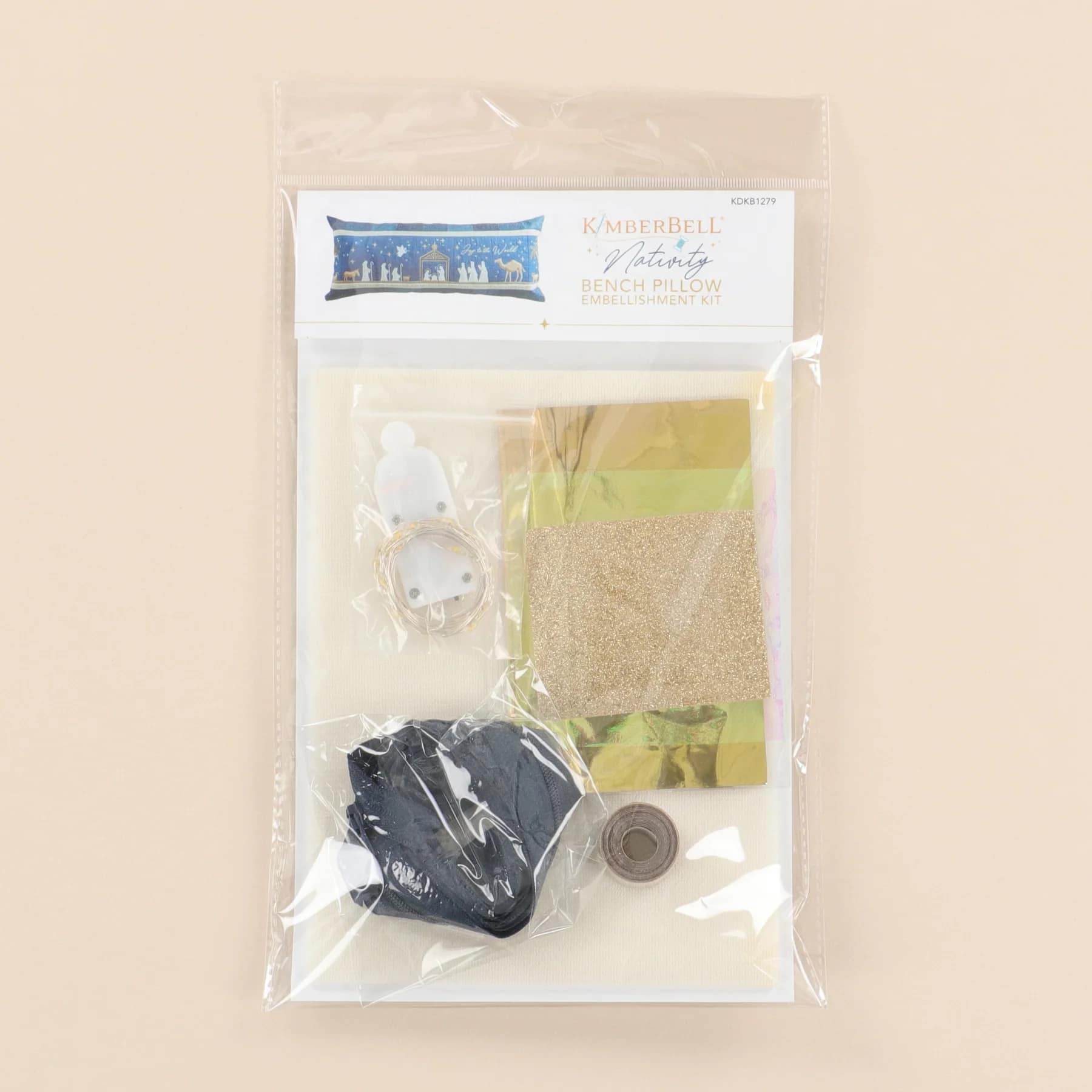 Embellishment Kit, Nativity Bench Pillow by Kimberbell