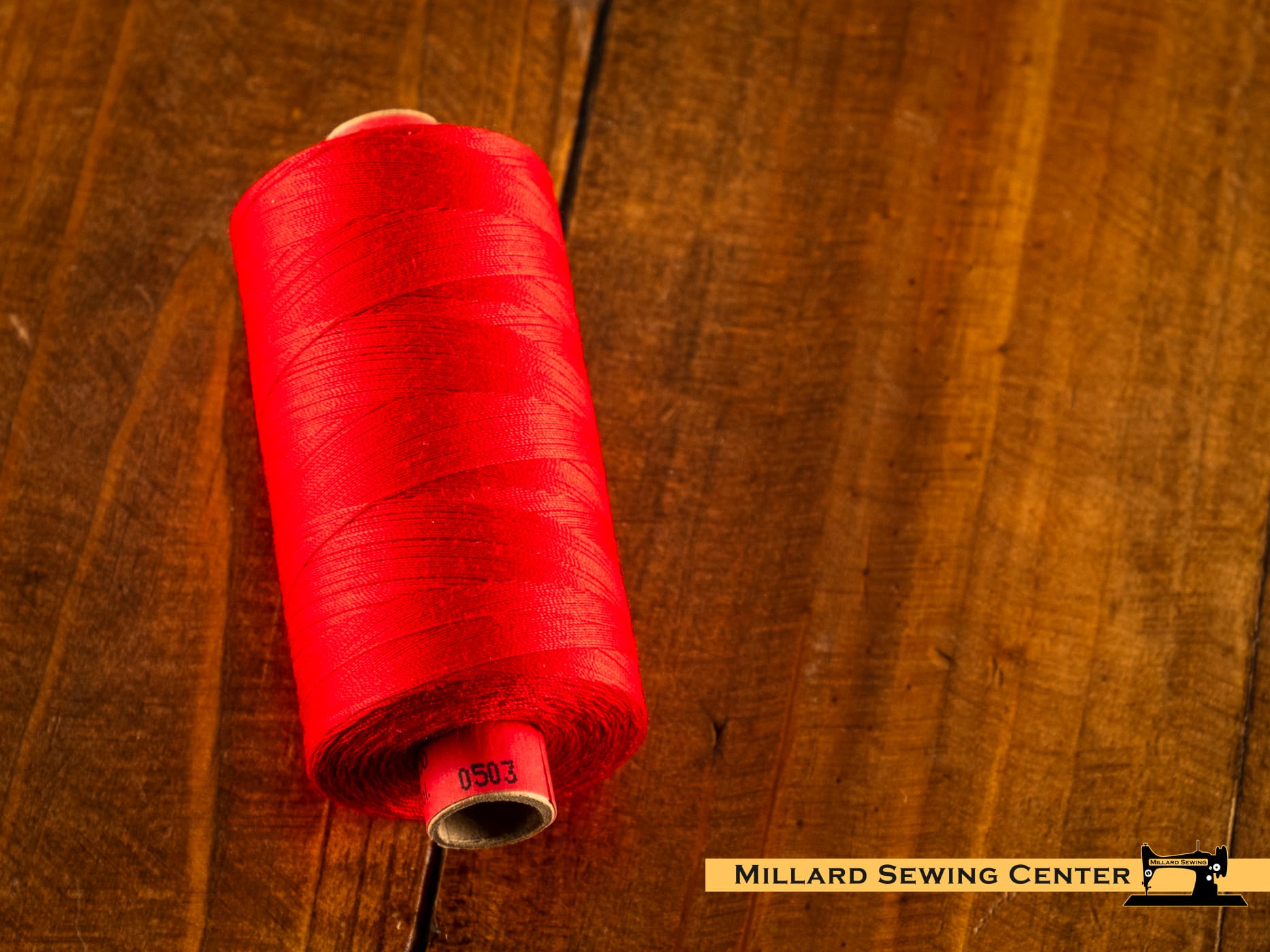 Metrosene All Purpose Polyester Sewing Thread in 0503 Cardinal by Mettler - Image 3