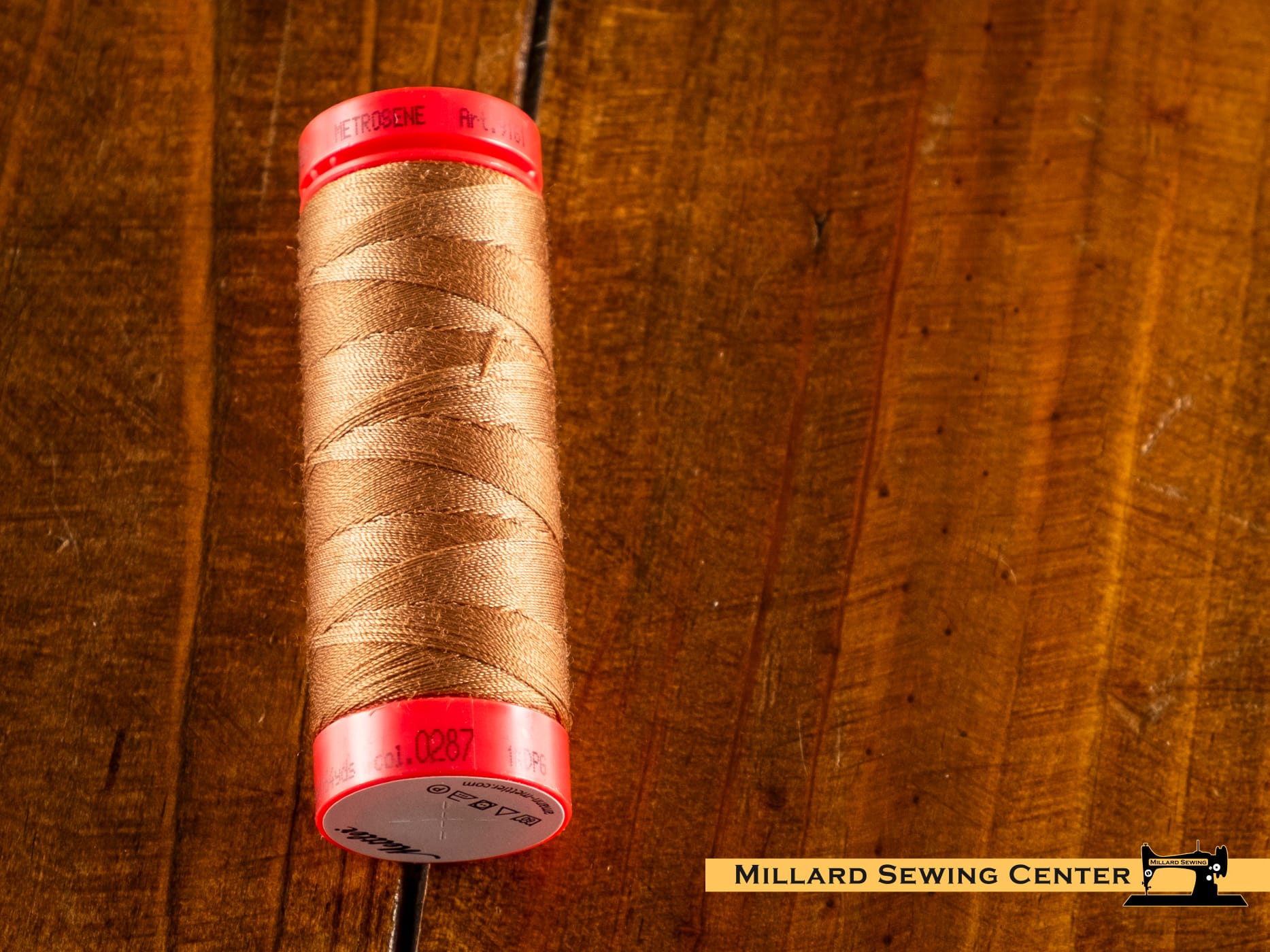 Metrosene All Purpose Polyester Sewing Thread in 0287 Dark Tan by Mettler