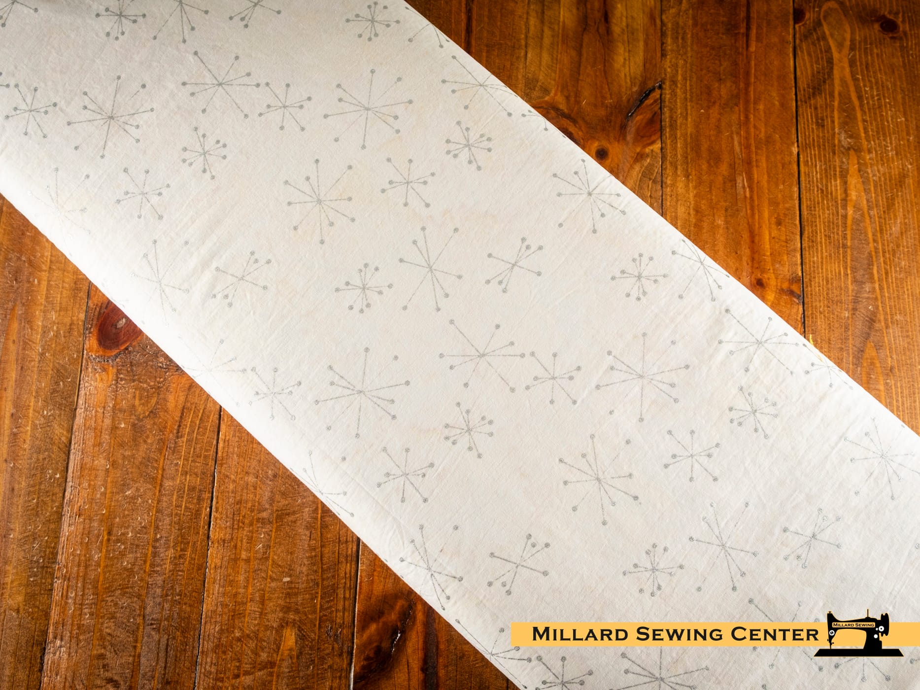 Cotton Fabric, 43"/44" Wide Batiks Express Yourself! in Holiday Sparkle Metallic Cream by Riley Blake