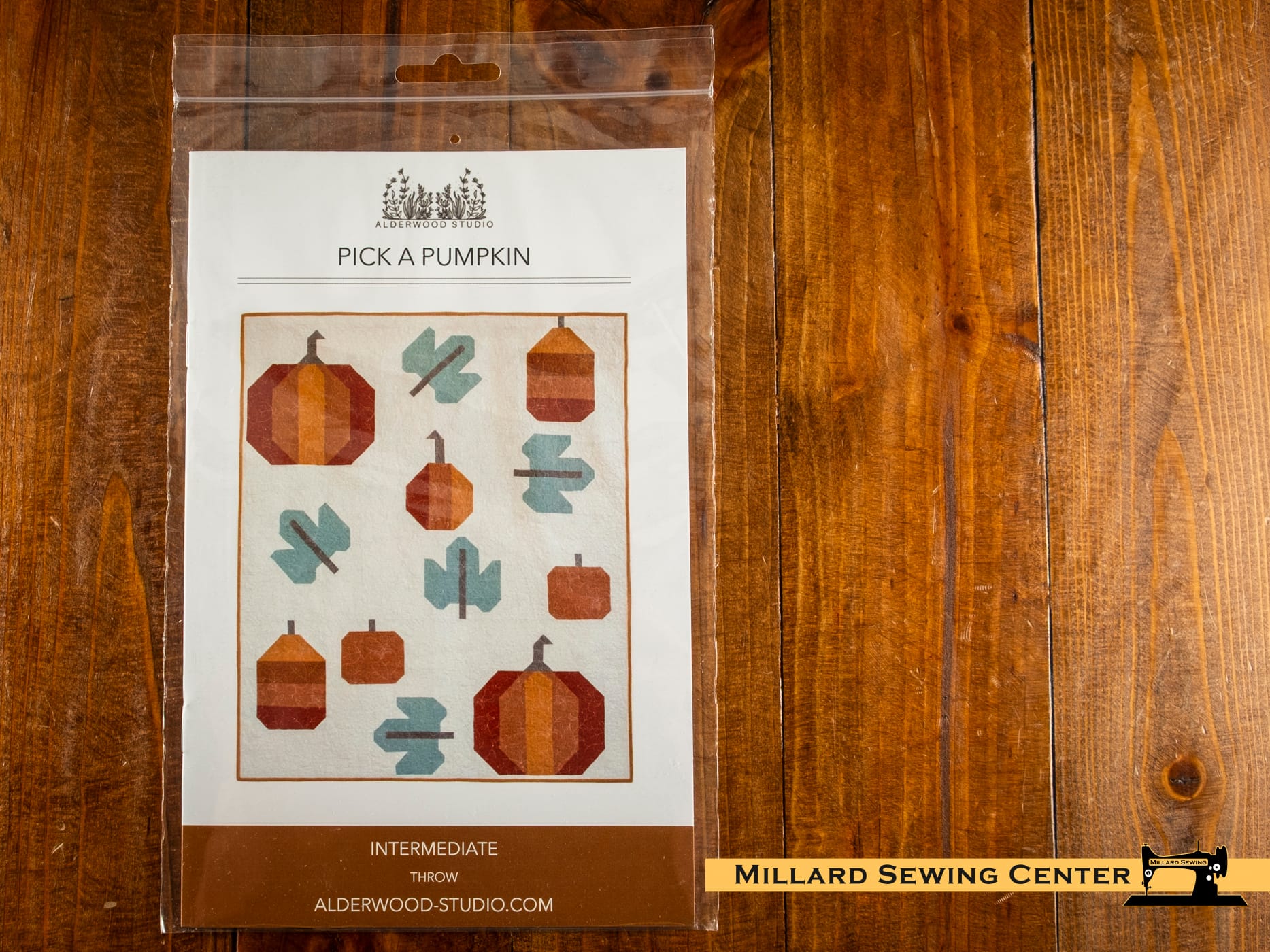 Pick A Pumpkin Quilt Pattern by Alderwood Studios for Riley Blake Designs