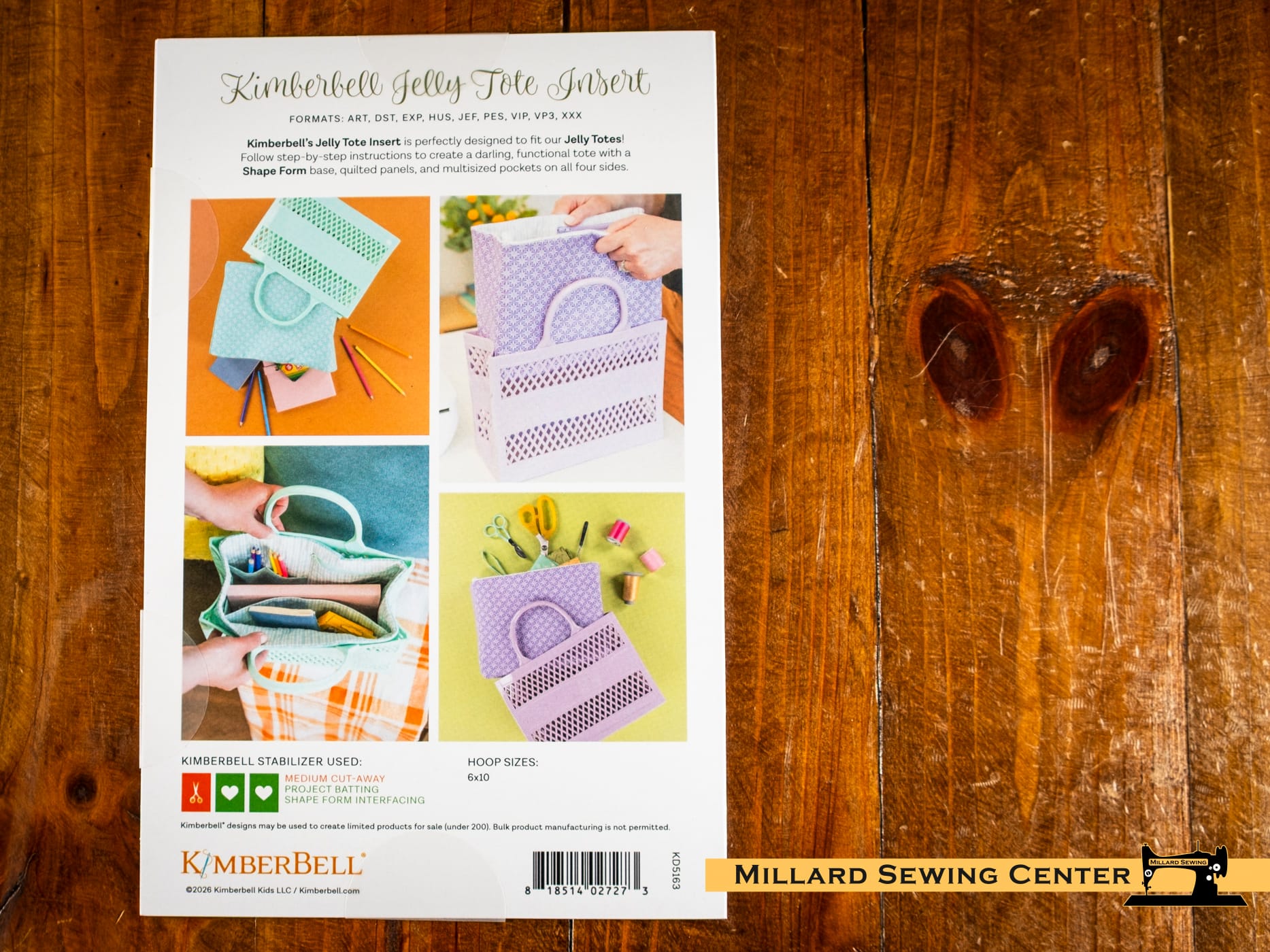 Embroidery Designs, Jelly Tote Insert by Kimberbell - Image 2