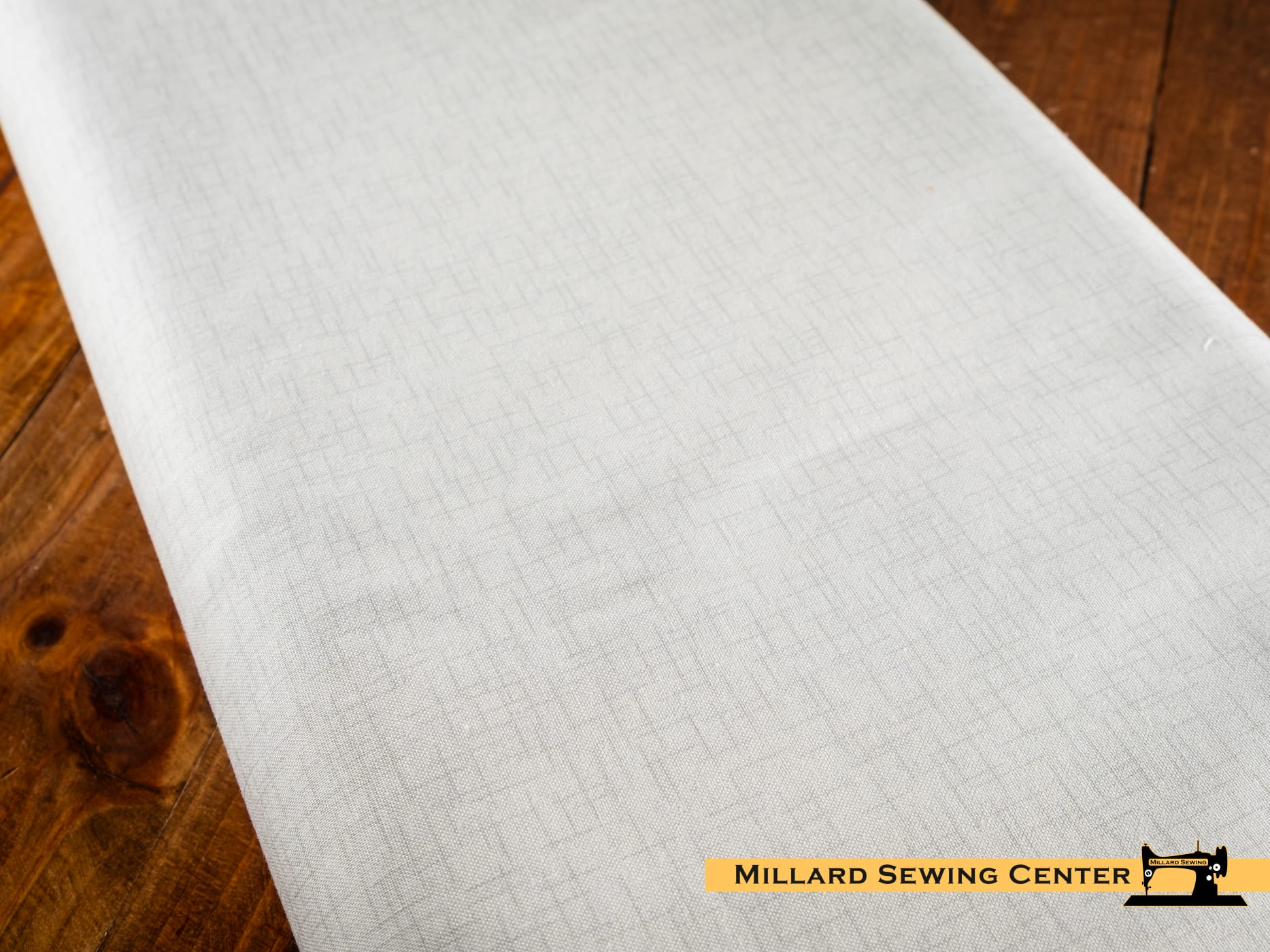 Cotton Fabric, 44″/45″ Wide Kimberbell Basics in Grey Linen Texture by Maywood Studio - Image 3